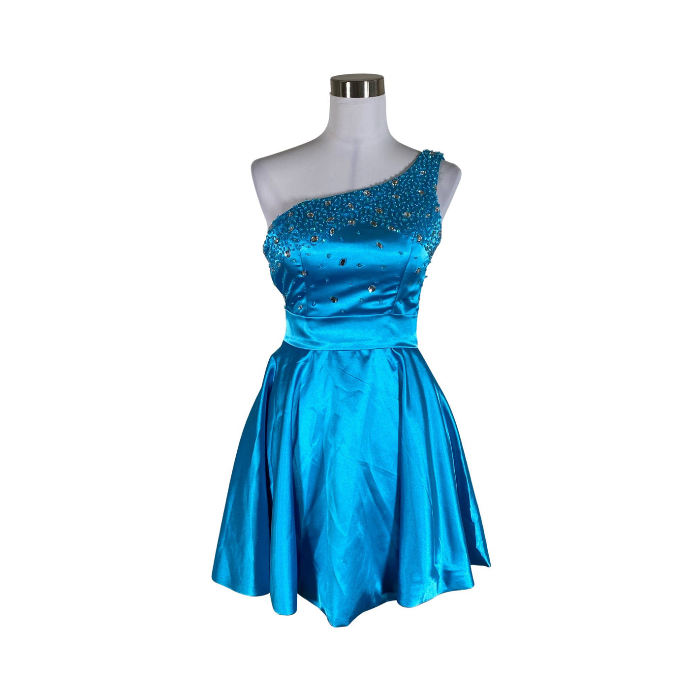 Unisex JJ's house - Party dress, size 38 - Turquoise (1)