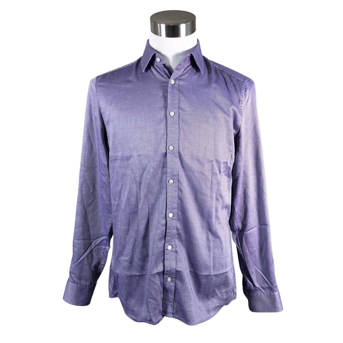 Unisex Olymp - Collared shirt, size L - Violet (1)