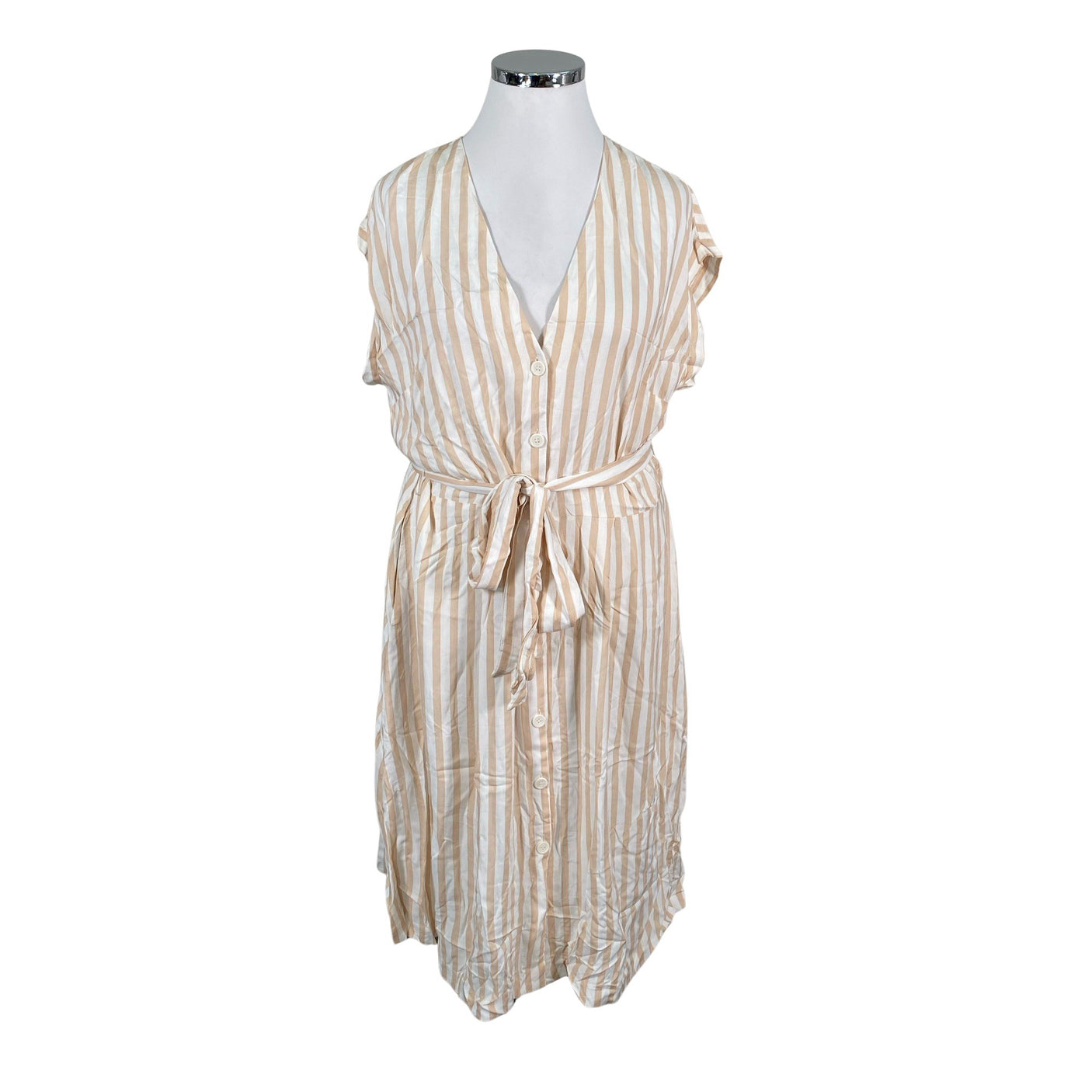 Unisex Holly & Whyte by Lindex - Schiffon dress, size 48 - Beige (1)