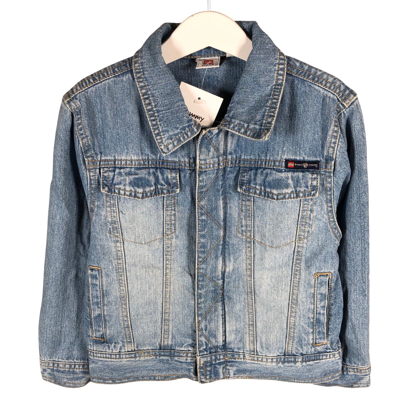 Unisex Lego - Denim jacket, size 110 - 116 - Light blue (1)