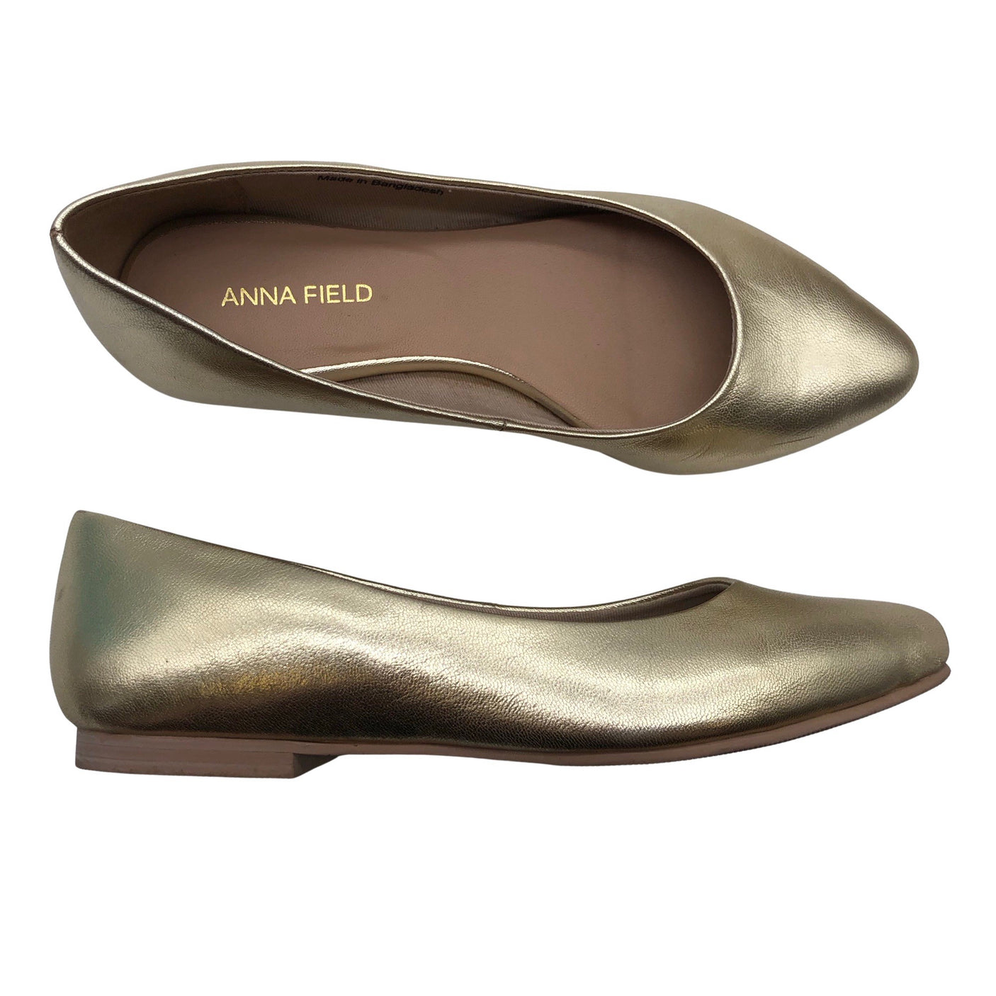 Unisex Anna Field - Ballerinas, size 36 - Gold (1)