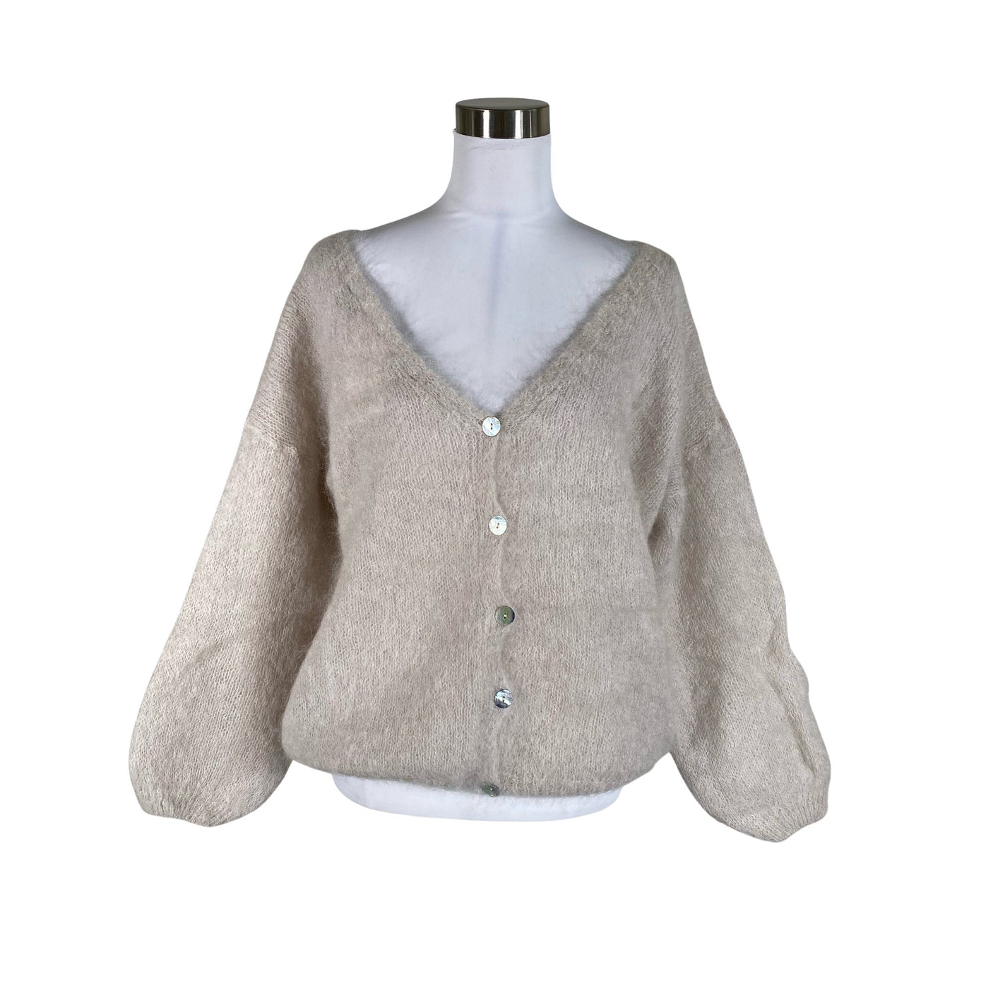 Unisex Americandreams - Cardigan, size 38 - Beige (3)