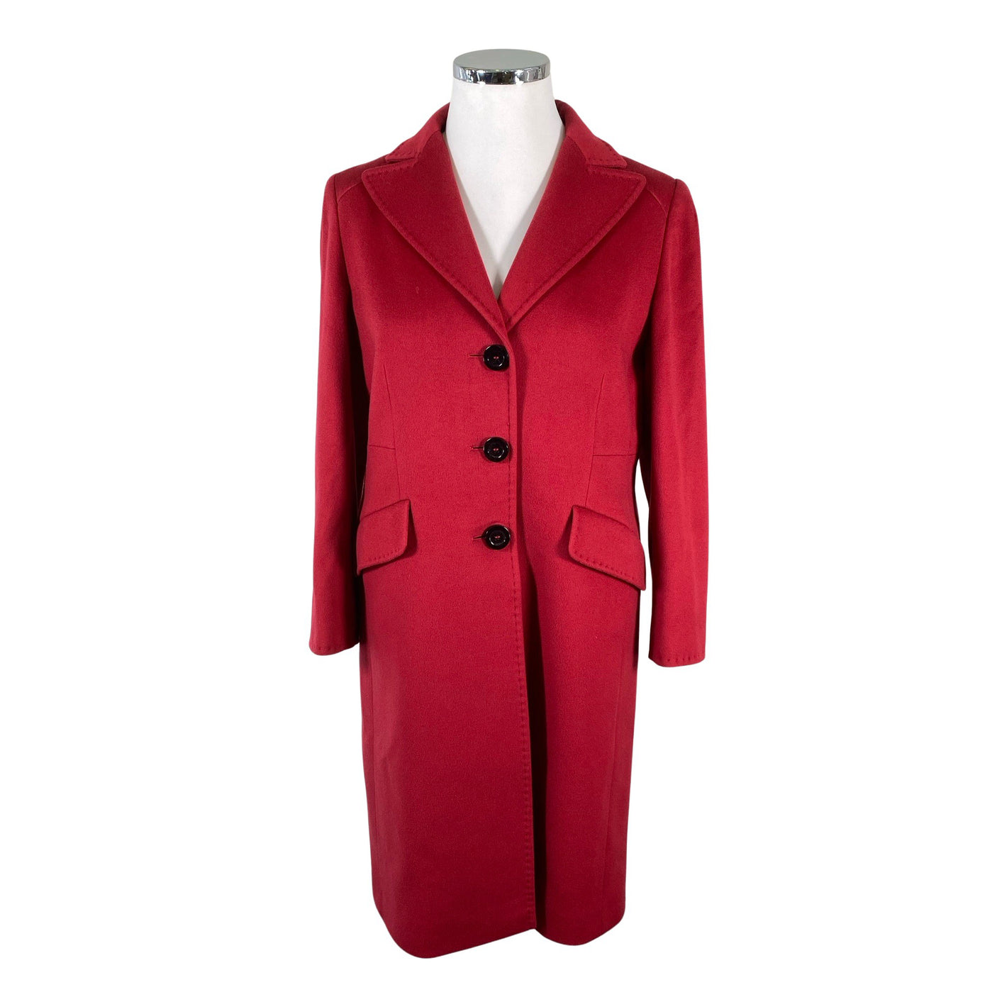 Unisex Cinzia Rocca - Wool coat, size 44 - Red (1)