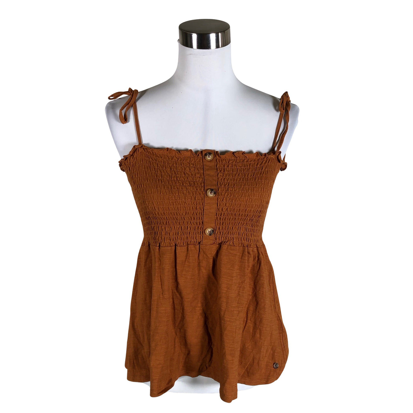 Unisex Tom Tailor - Tricot tank top, size 36 - Brown (1)