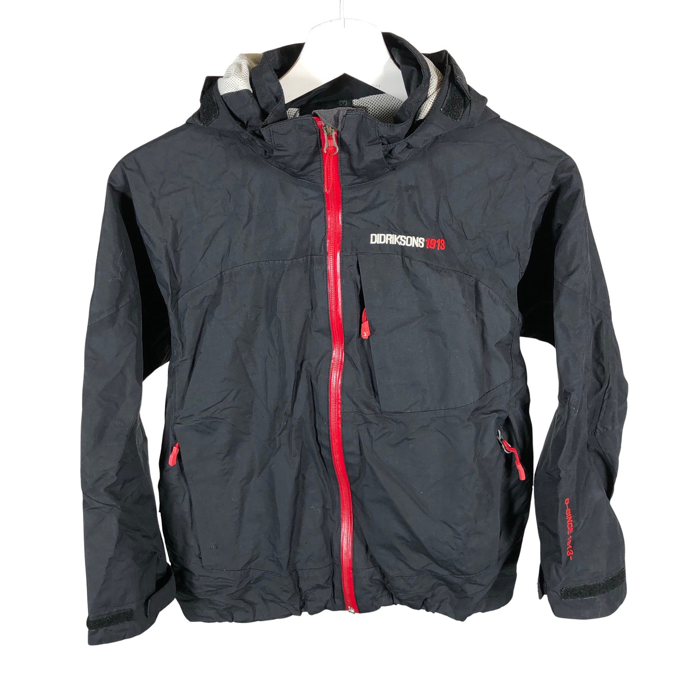 Unisex Didriksons - Spring/Fall jacket, size 146 - 152 - Black (1)