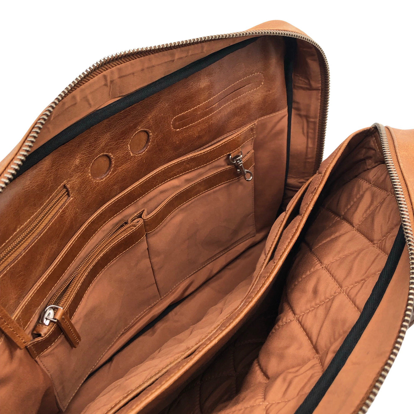 Unisex Handmade - Briefcase, size Maxi - Brown (3)