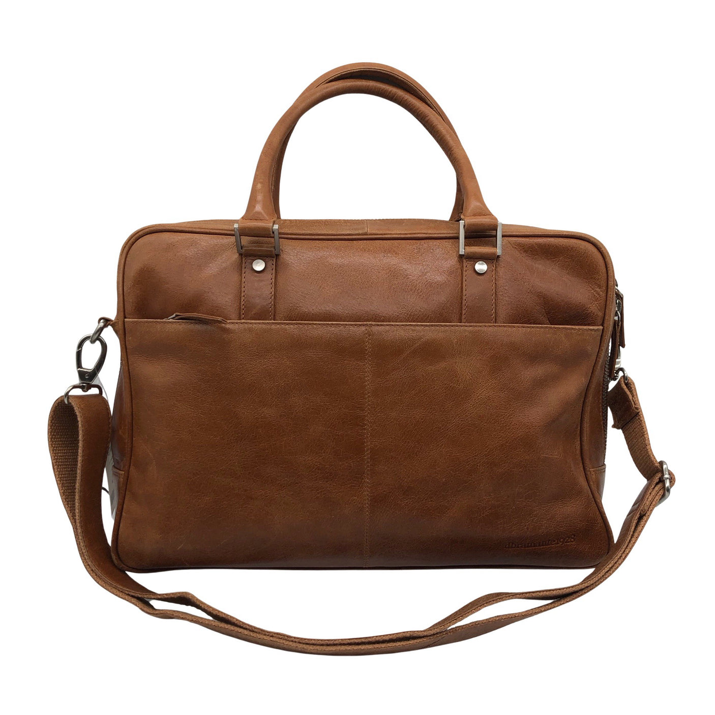 Unisex Handmade - Briefcase, size Maxi - Brown (1)
