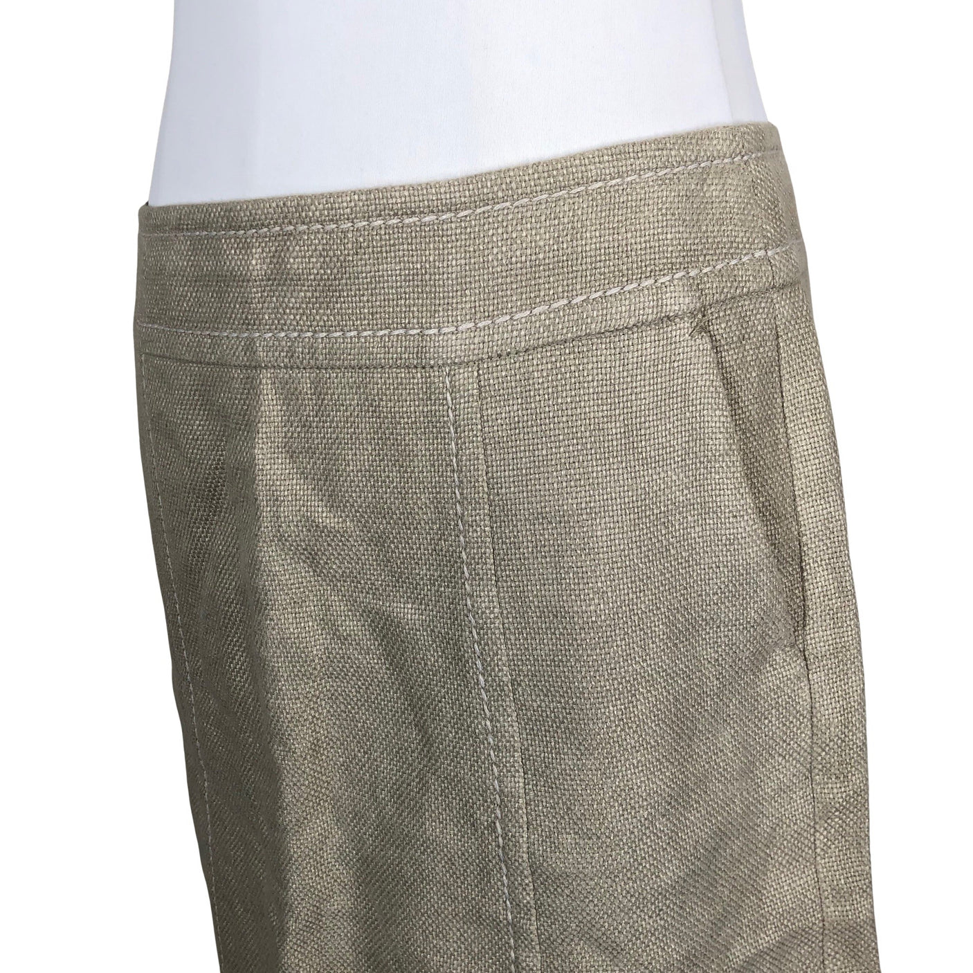 Unisex 'S MaxMara - Fabric skirt, size 38 - Beige (3)