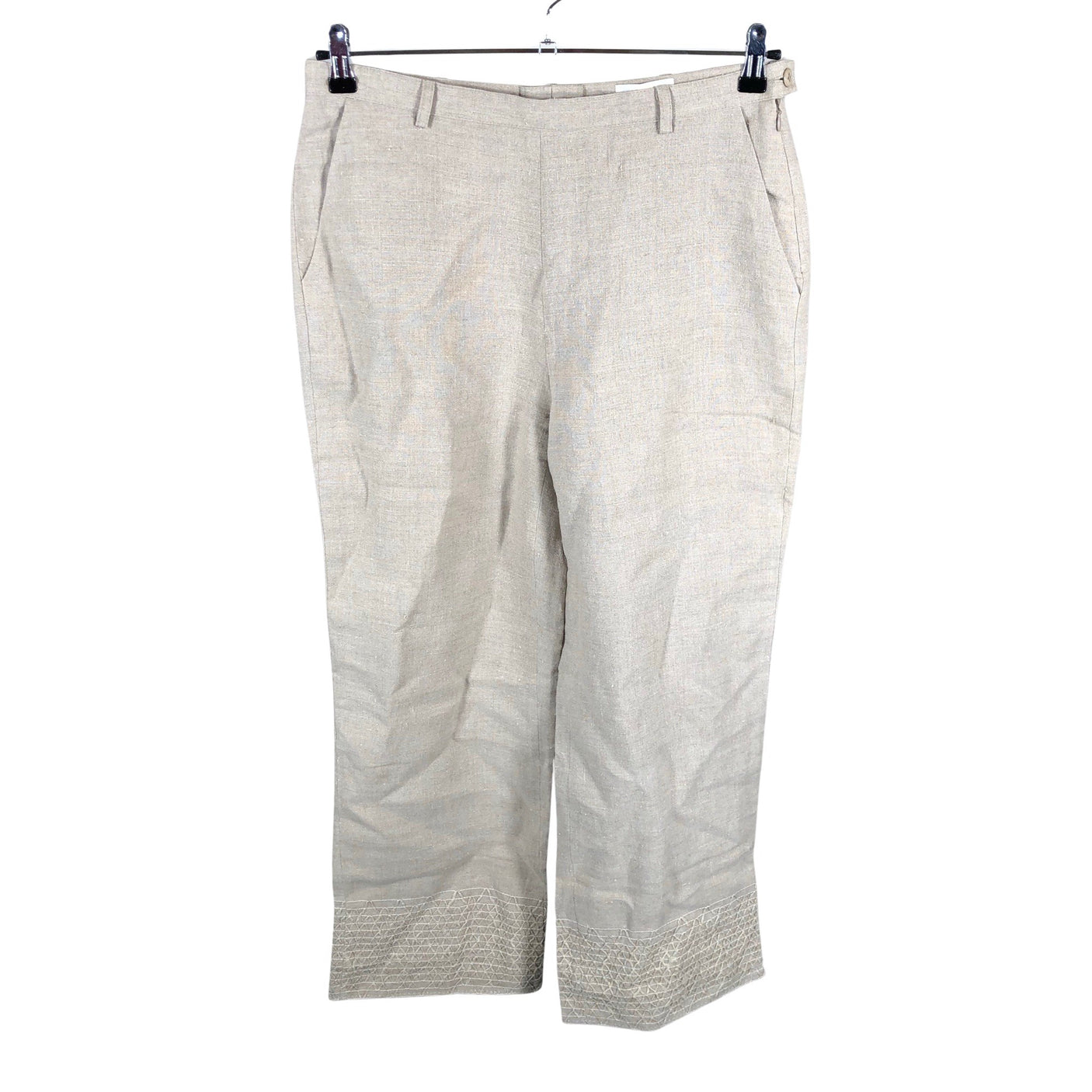 Unisex Mac Scott - Straight leg trousers, size 42 - Beige (1)