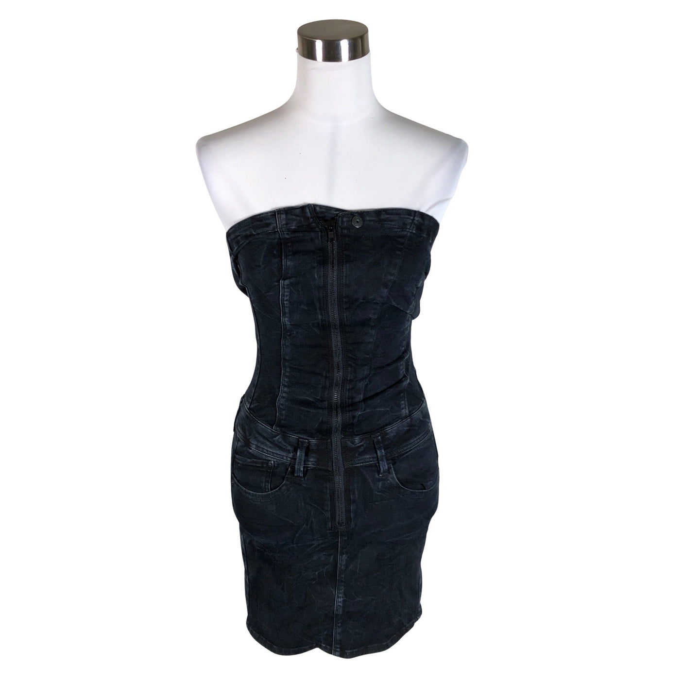 Unisex G-star - Denim dress, size 34 - Black (1)
