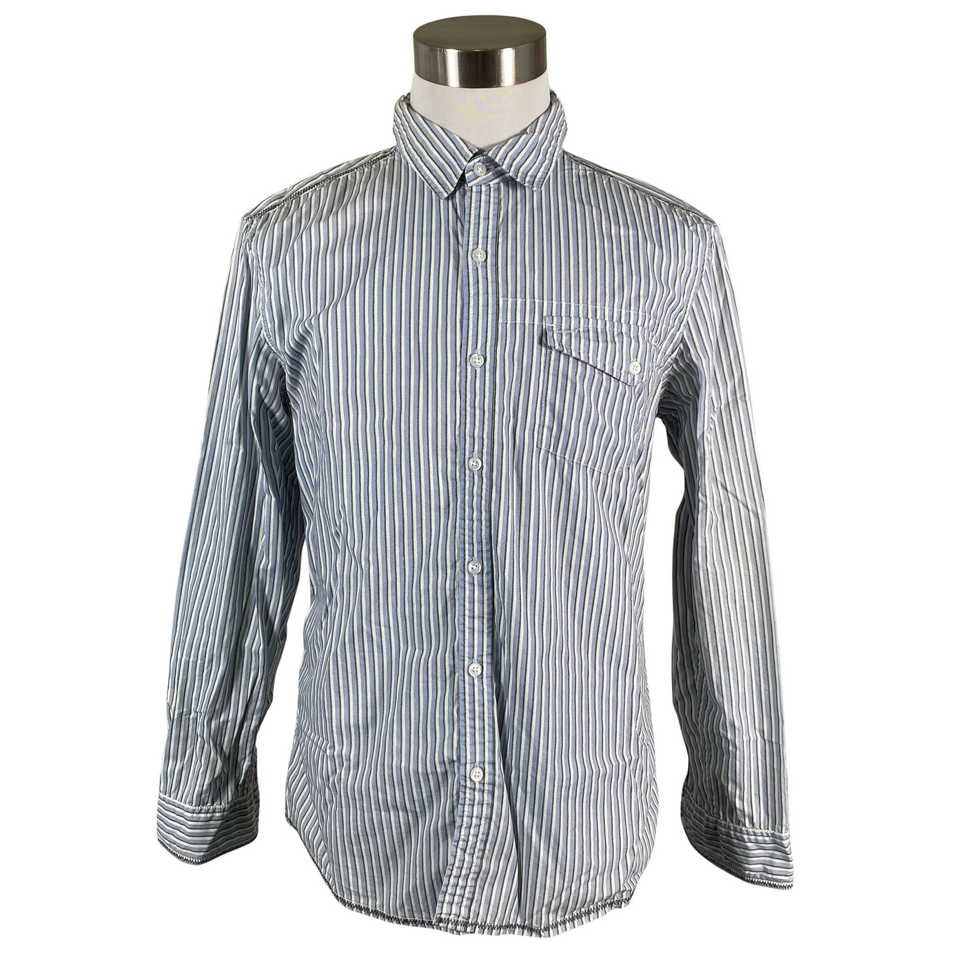 Unisex Esprit - Collared shirt, size L - Gray (1)