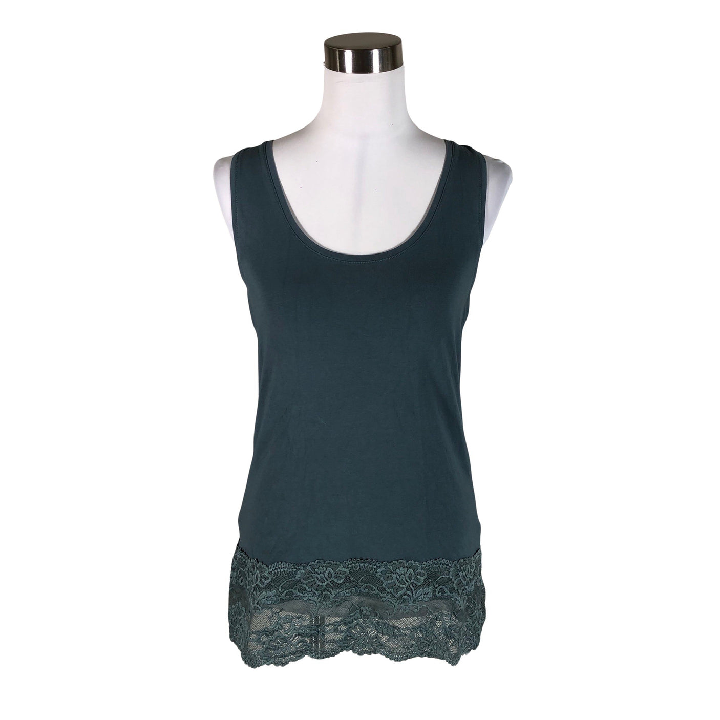 Unisex Tom Tailor - Tricot tank top, size 40 - Green (1)
