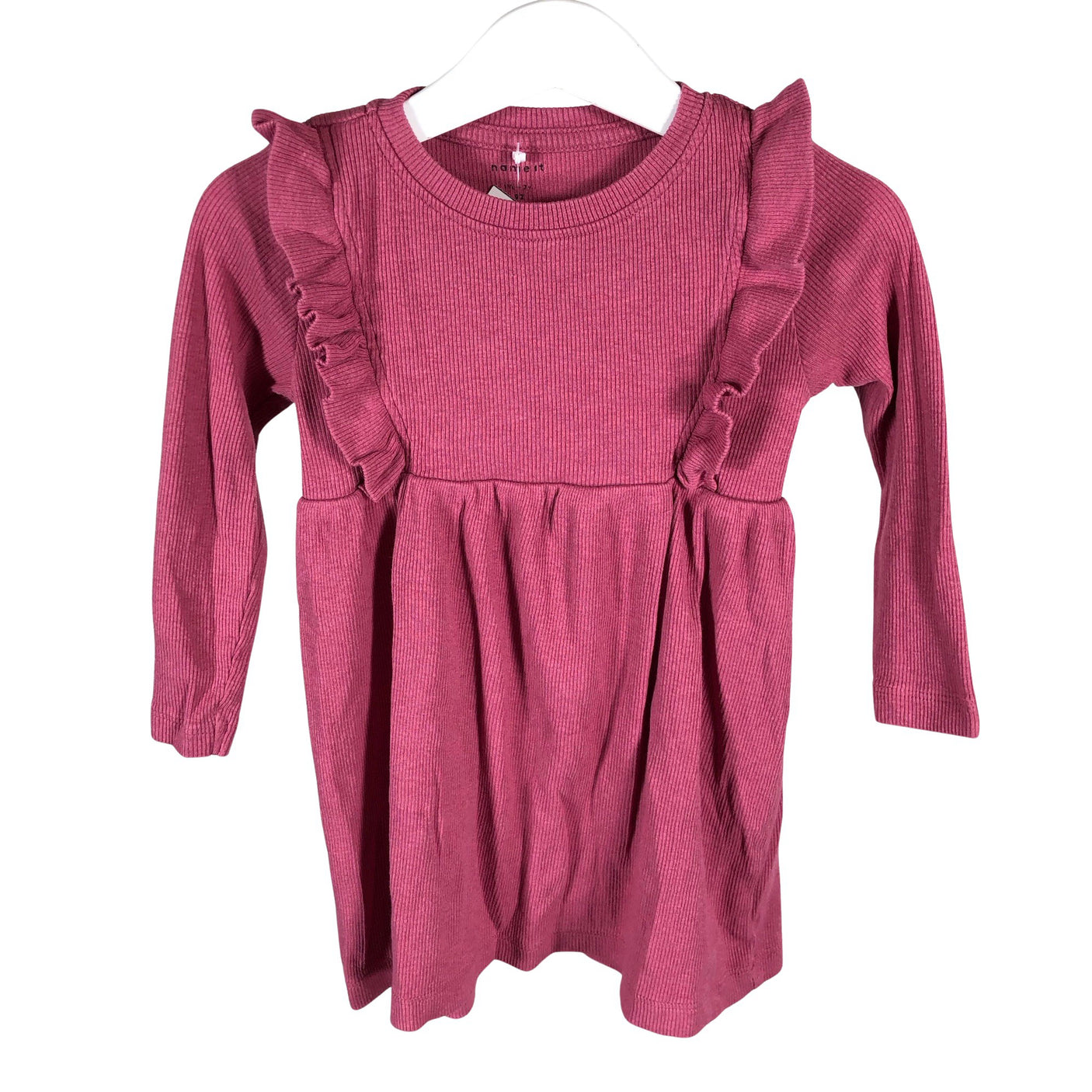 Unisex Name It - Tricot dress, size 86 - 92 - Pink (1)