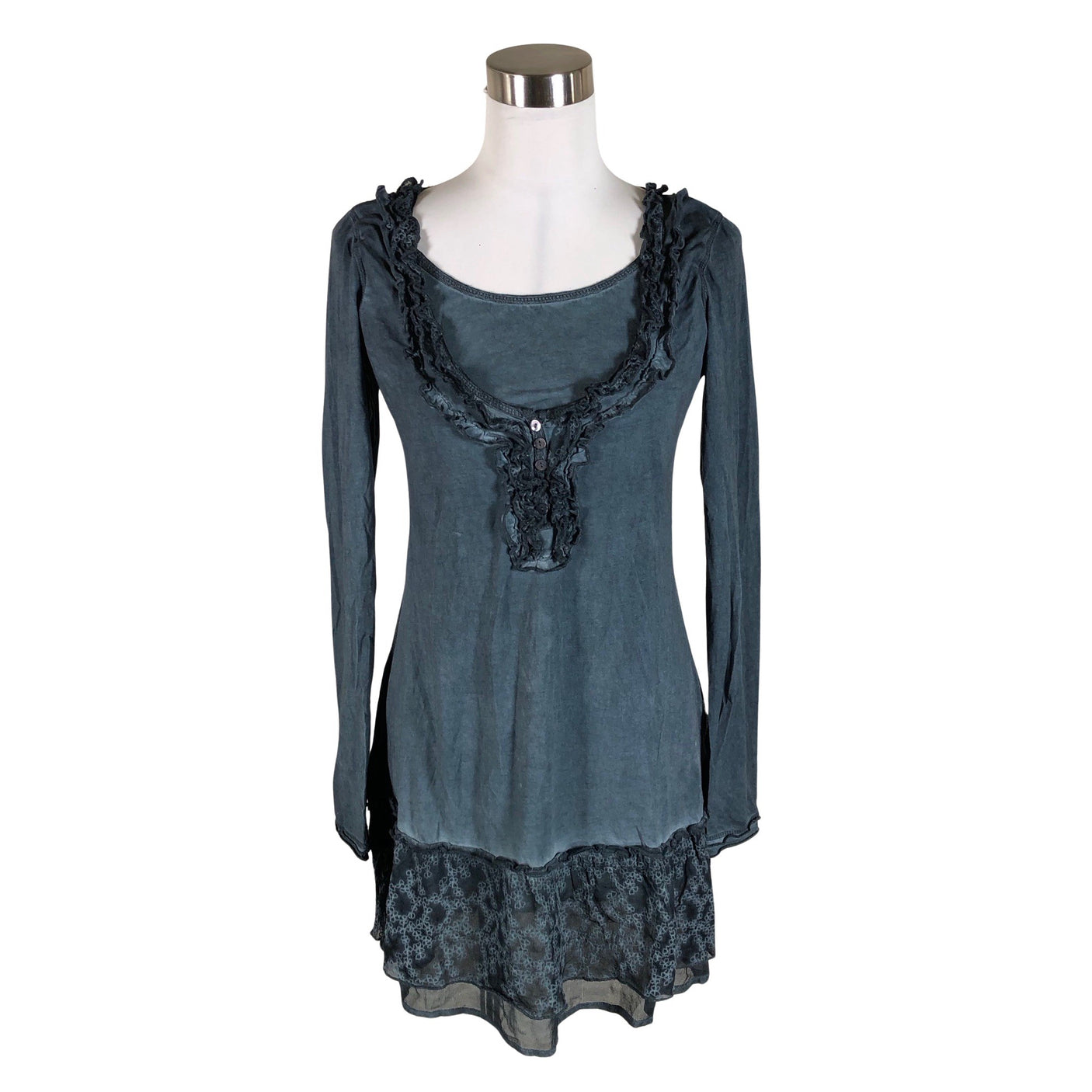 Unisex Nile - Tricot tunic, size 36 - Blue (1)