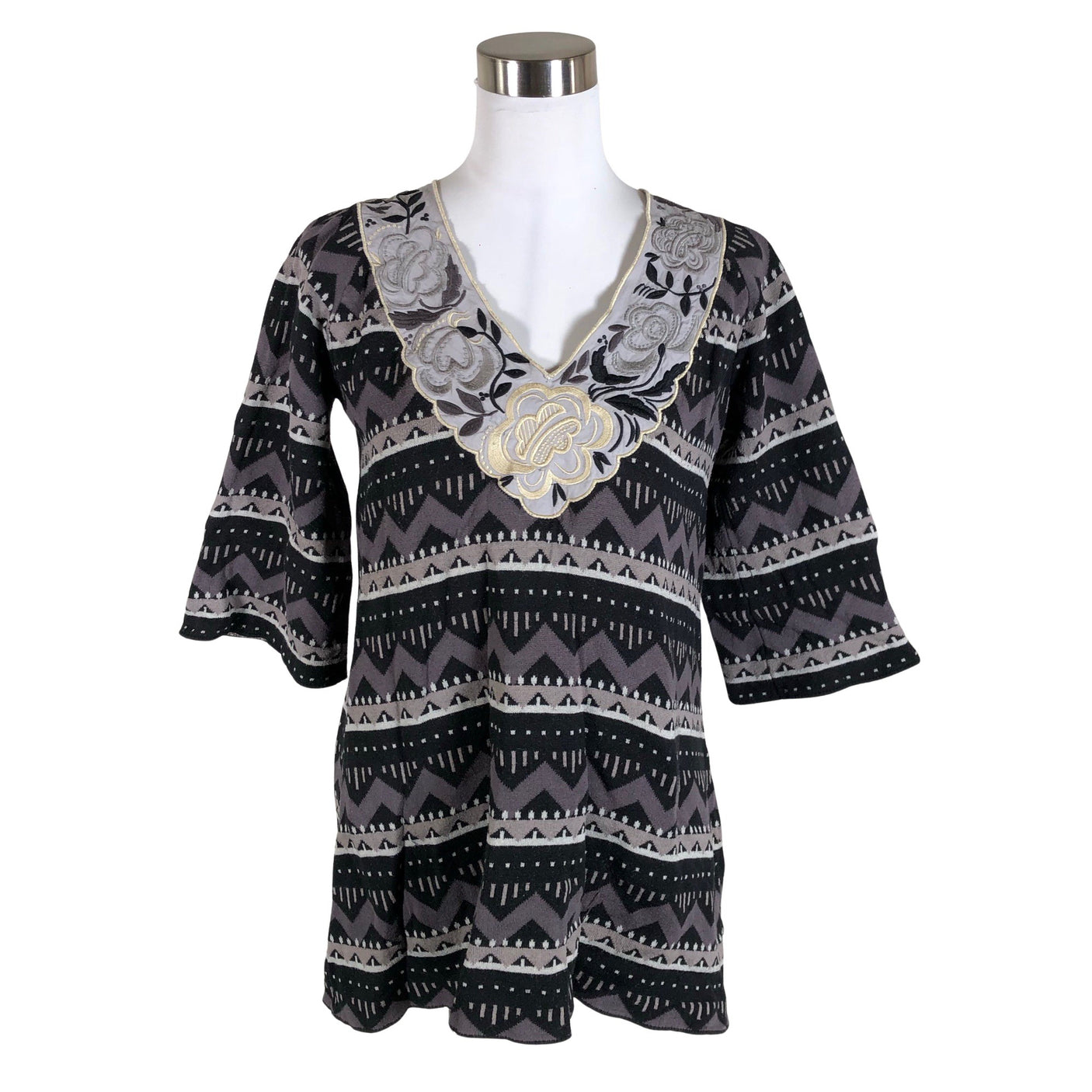 Unisex Gudrun Sjöden - Knit tunic, size 38 - Gray (1)