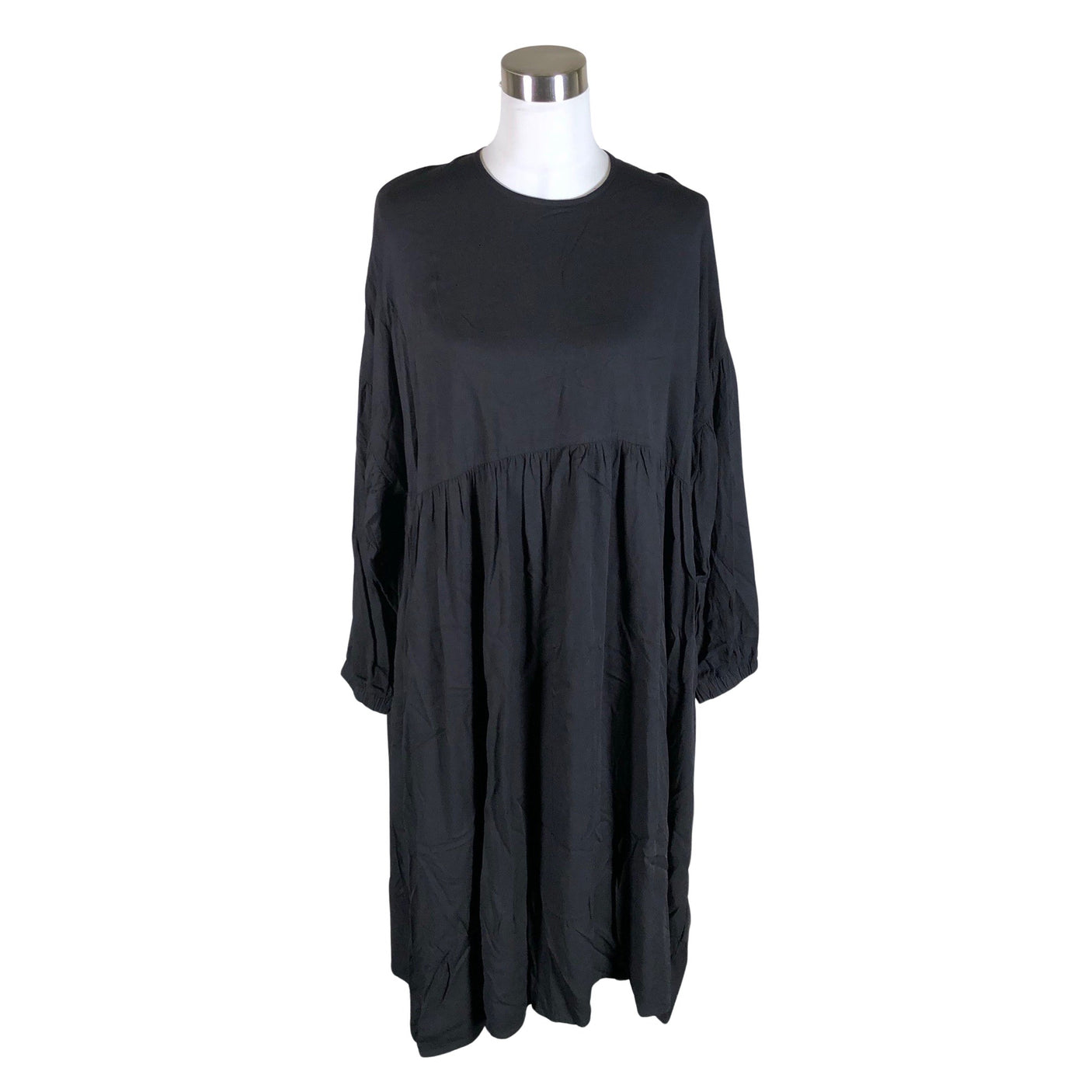 Unisex Makia - Schiffon dress, size 38 - Black (1)