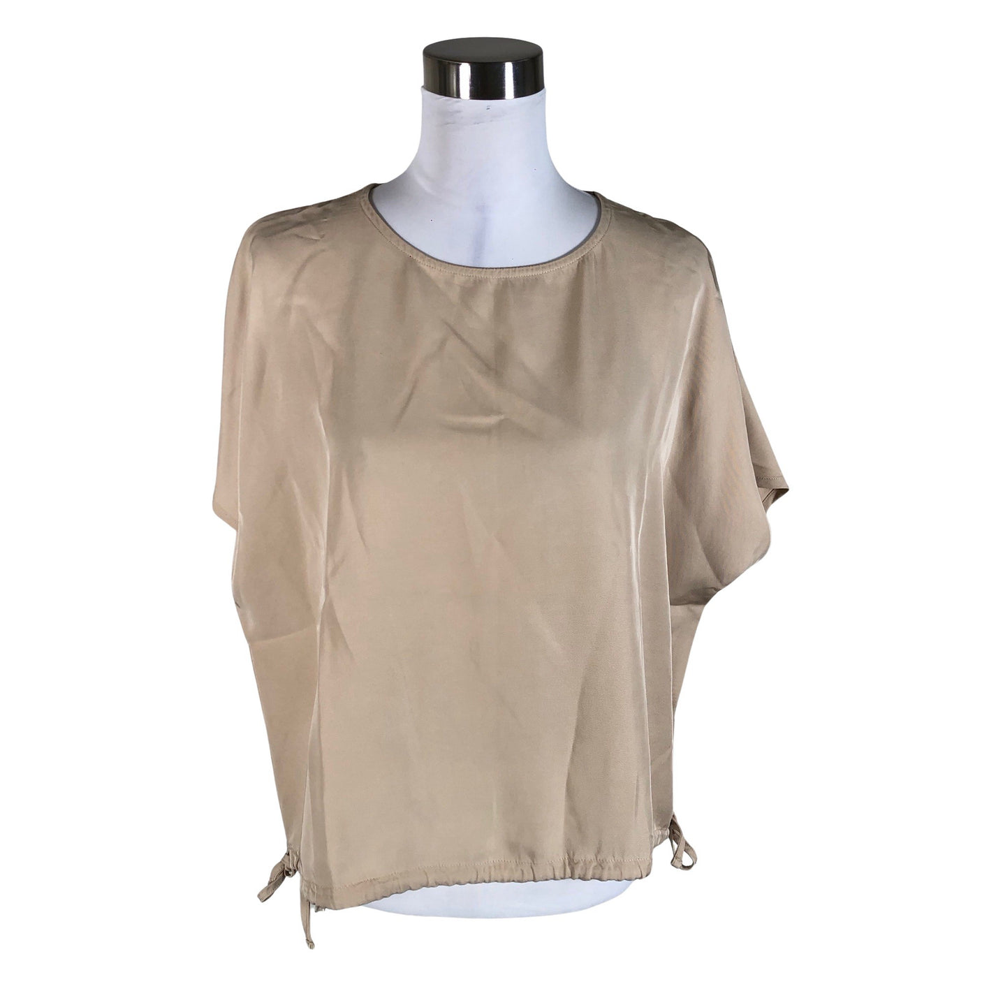 Unisex Makia - Short-sleeved blouse, size 38 - Beige (1)