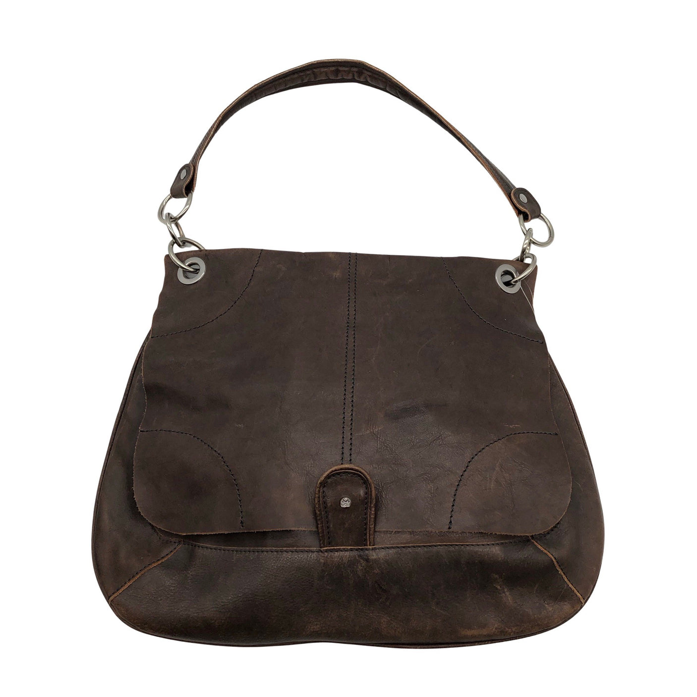 Unisex Benetton - Handbag, size Maxi - Brown (1)
