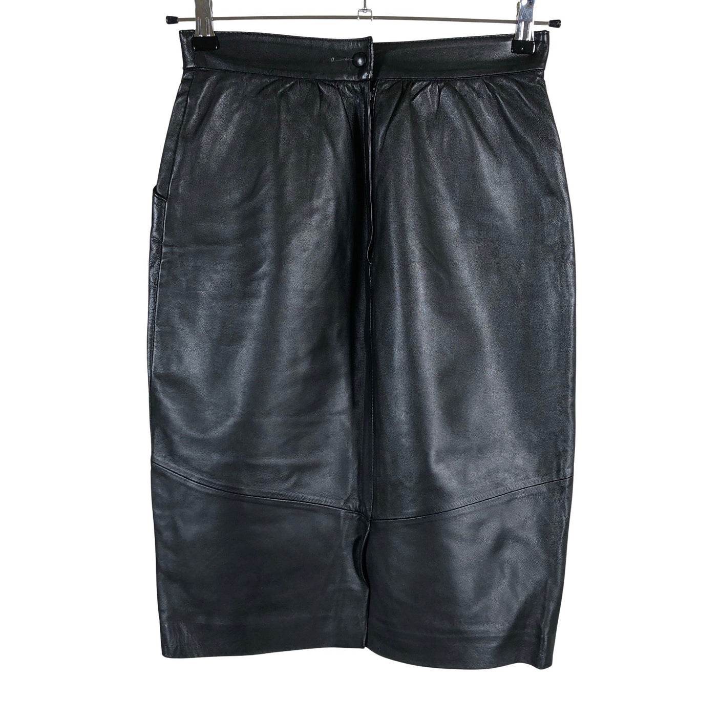 Unisex Friitala - Leather skirt, size 38 - Black (2)