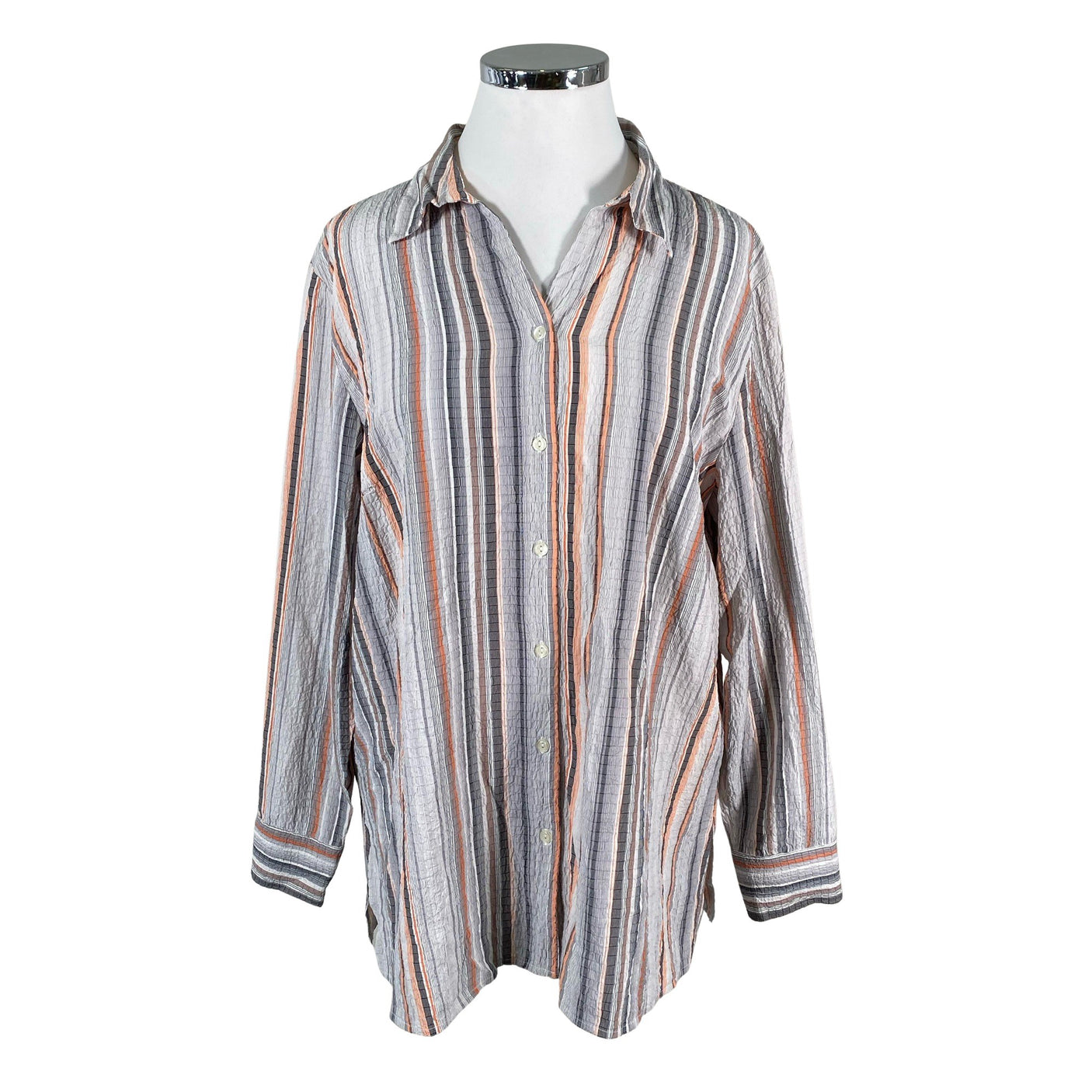 Unisex Ulla Popken - Blouse, size 52 - Gray (1)