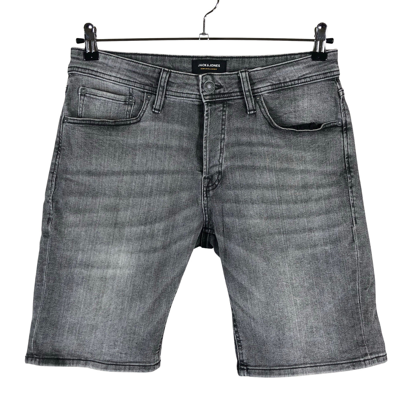 Unisex Jack & Jones - Denim shorts, size M - Gray (1)