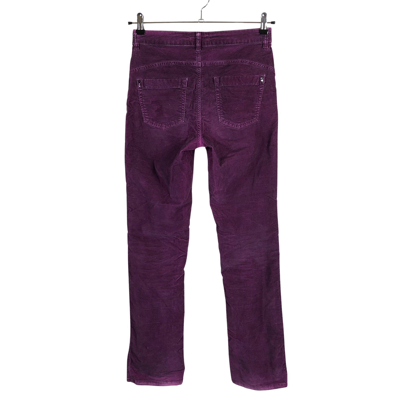Unisex Angelo Marani - Velvet pants, size 38 - Violet (2)