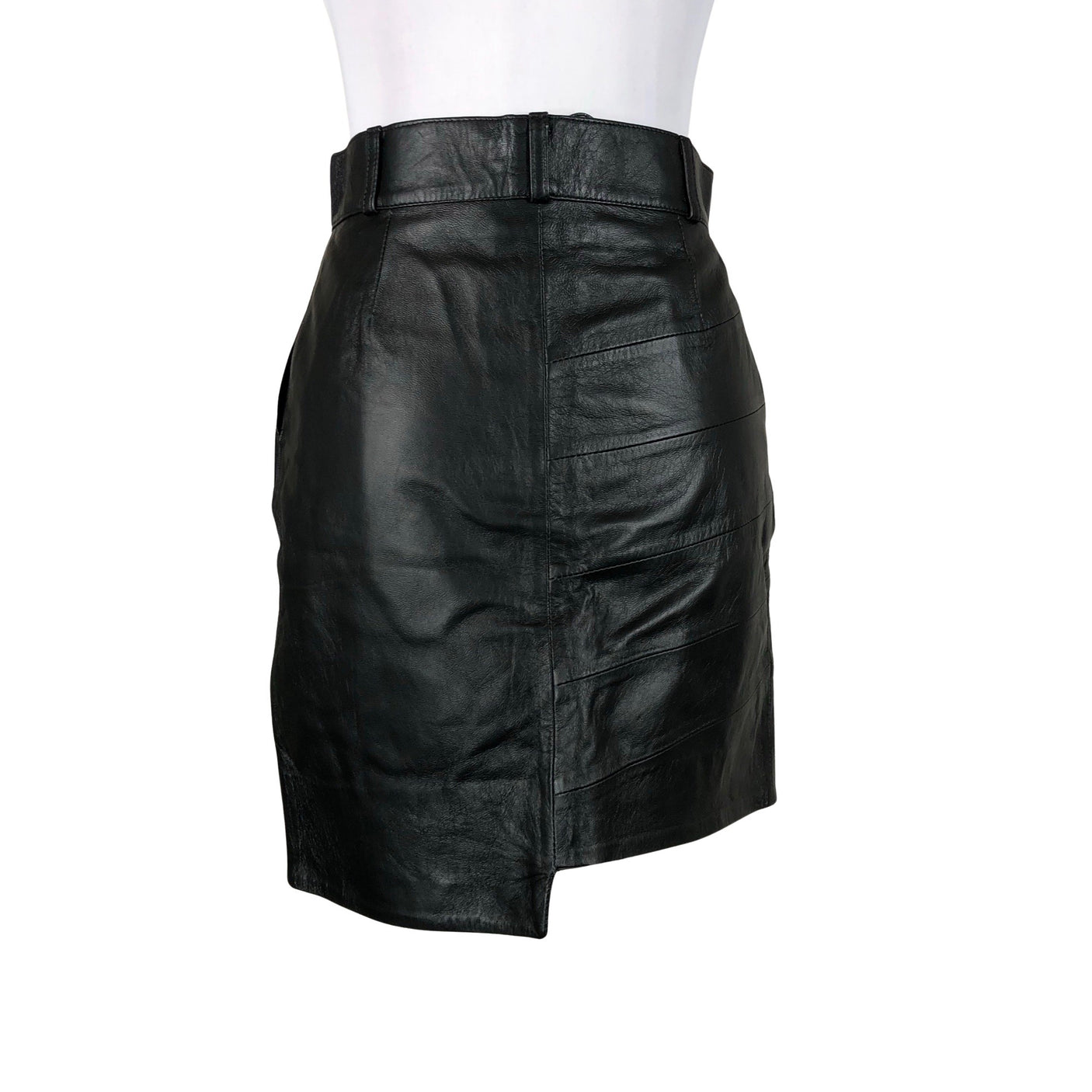 Unisex Onar - Leather skirt, size 38 - Black (2)