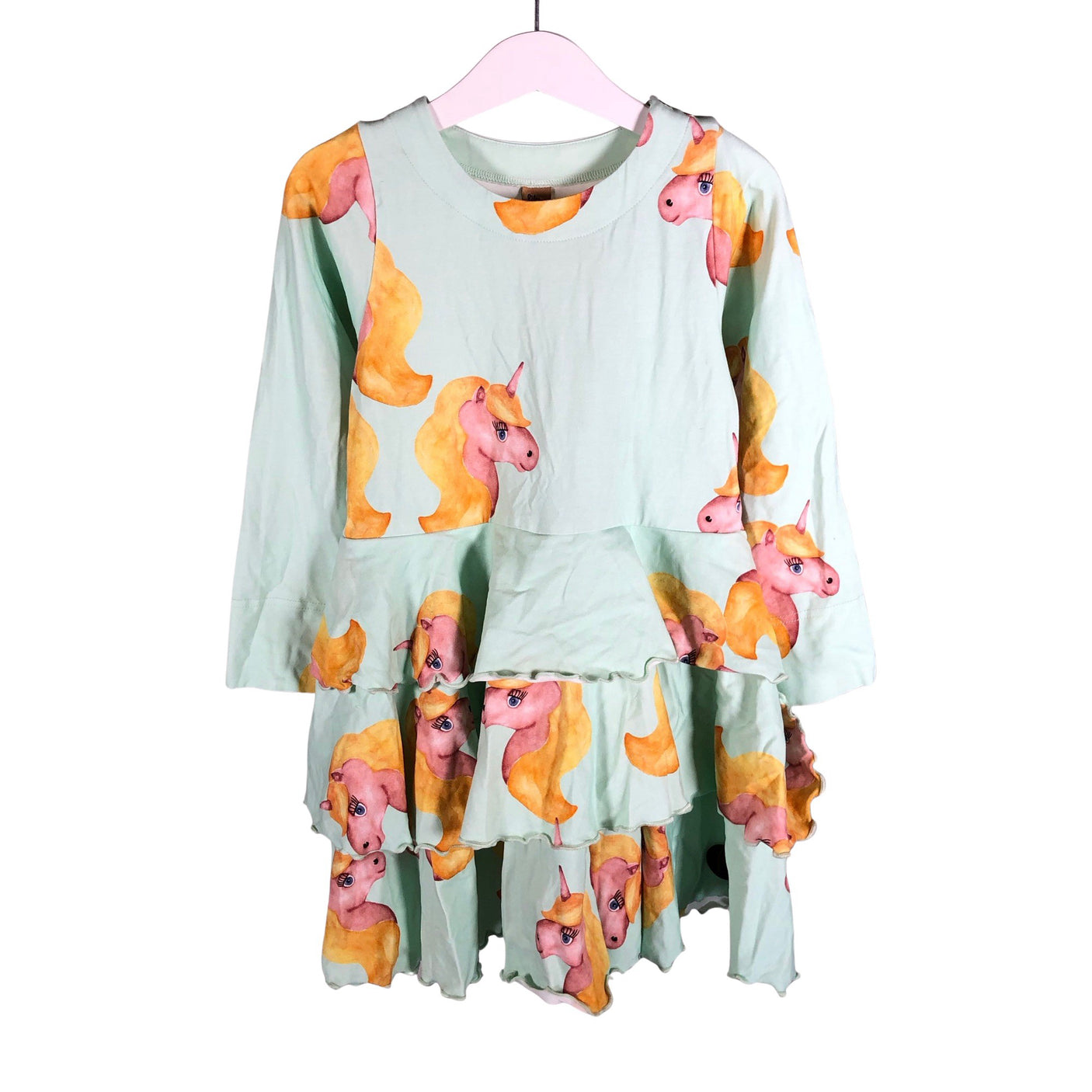 Unisex Blaa - Tricot dress, size 110 - 116 - Green (1)