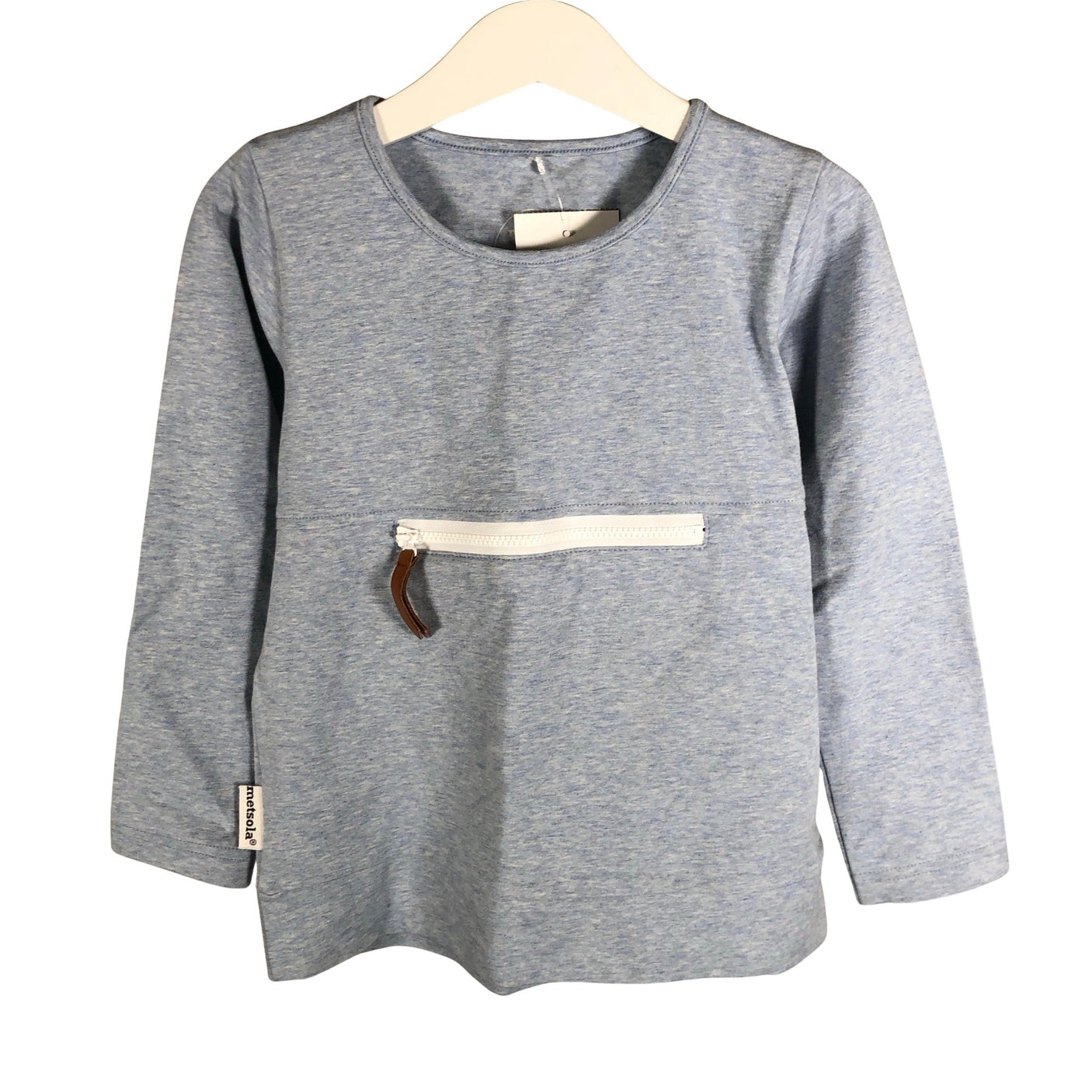 Unisex Metsola - Tricot shirt, size 98 - 104 - Light blue (1)