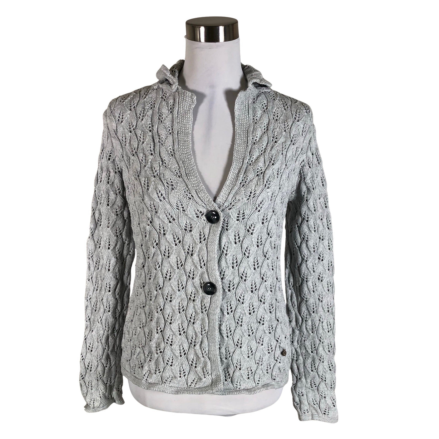 Unisex Cream - Cardigan, size 40 - Gray (1)