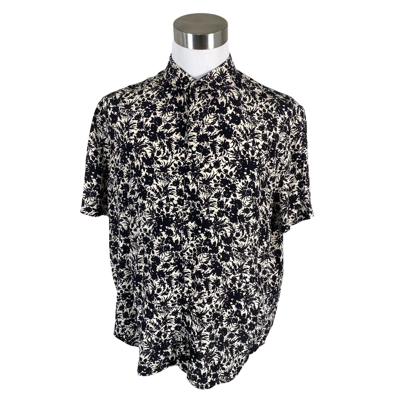 Unisex Saint Laurent - Collared shirt, size L - Black (1)