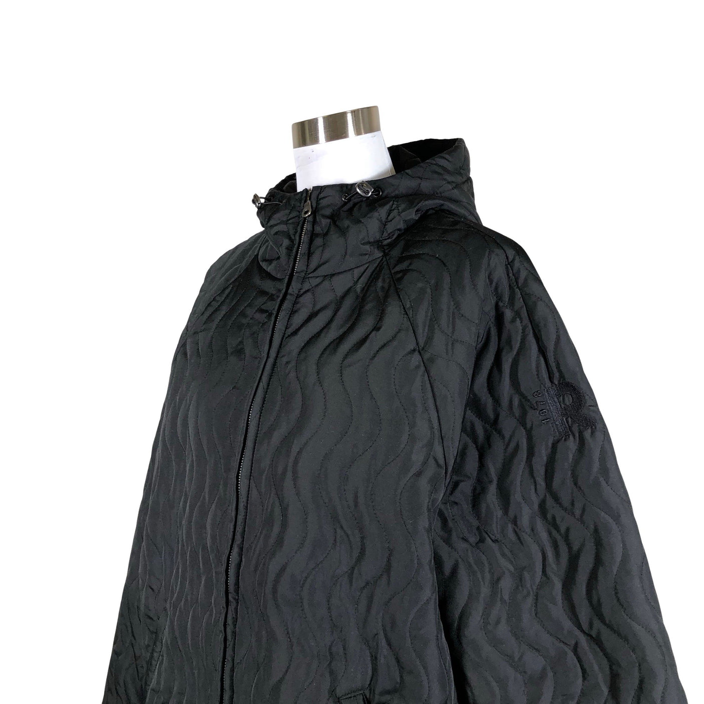 Unisex R-collection - Quilted jacket, size 40 - Black (3)