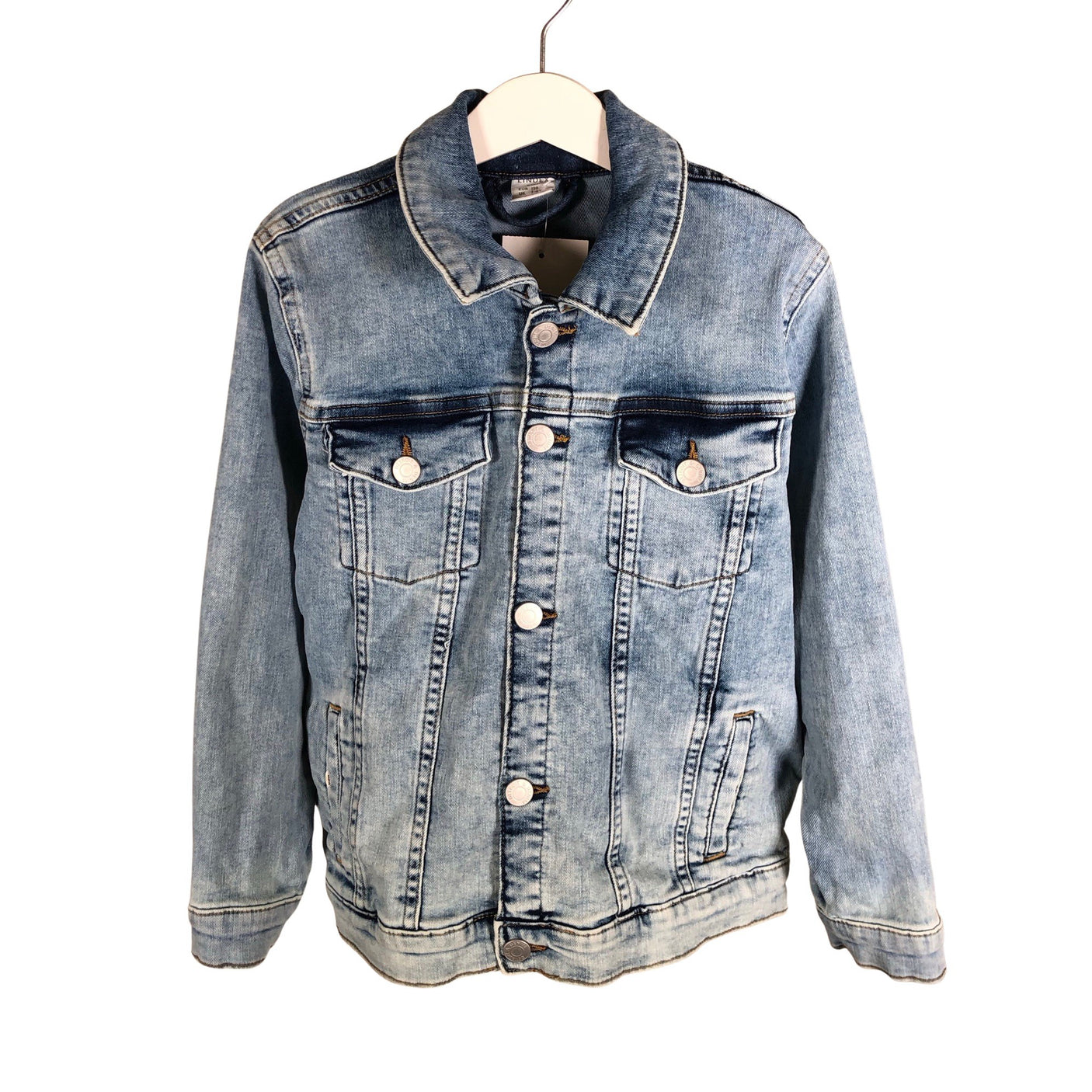 Unisex Gugguu - Denim jacket, size 122 - 128 - Light blue (1)