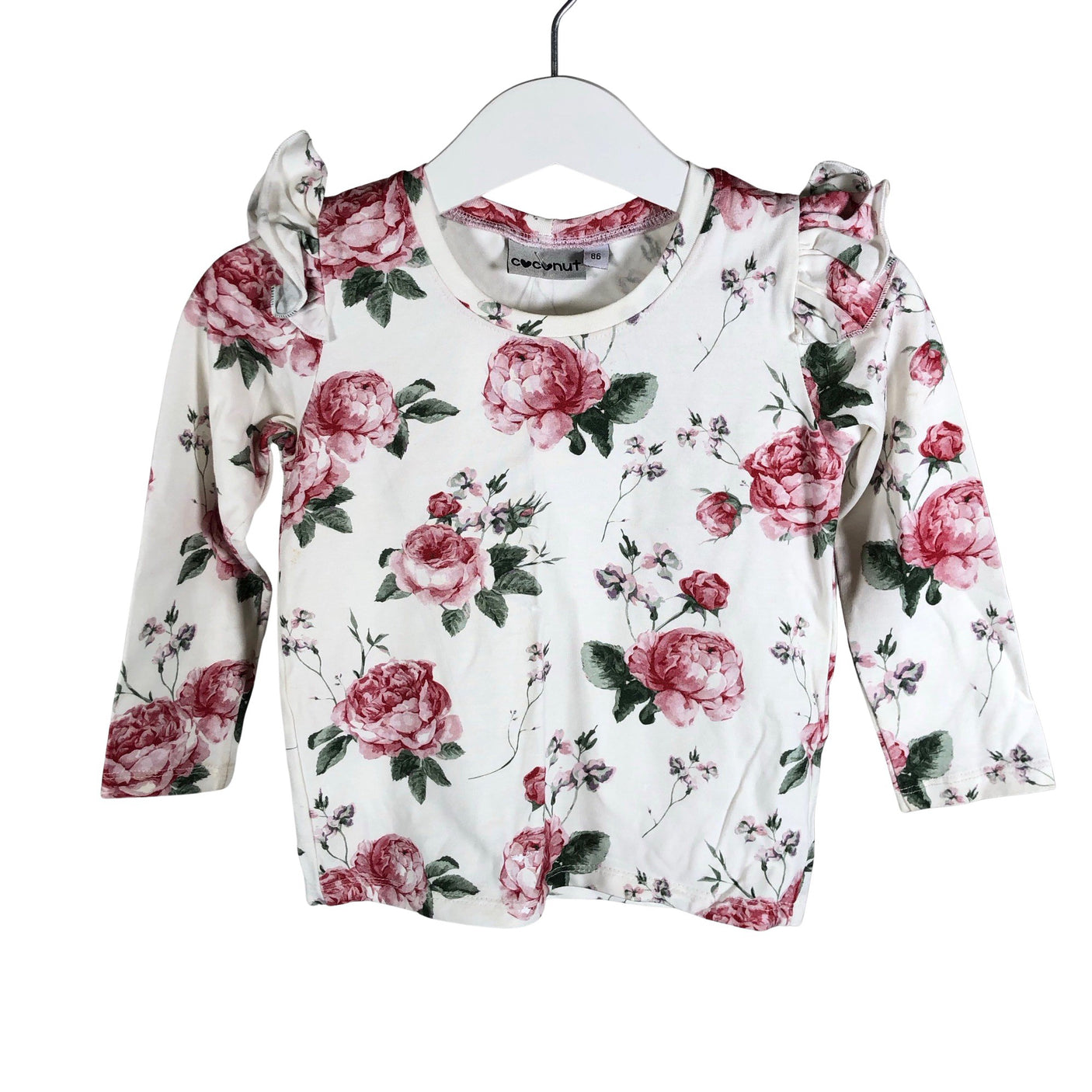 Unisex Coconut - Tricot shirt, size 80 - 86 - Natural white (1)