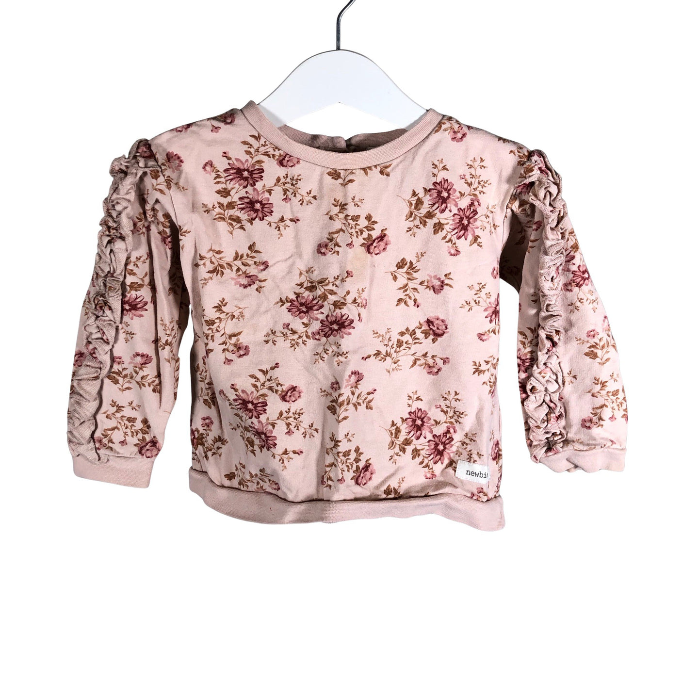 Unisex Newbie - Sweatshirt, size 80 - 86 - Light pink (1)
