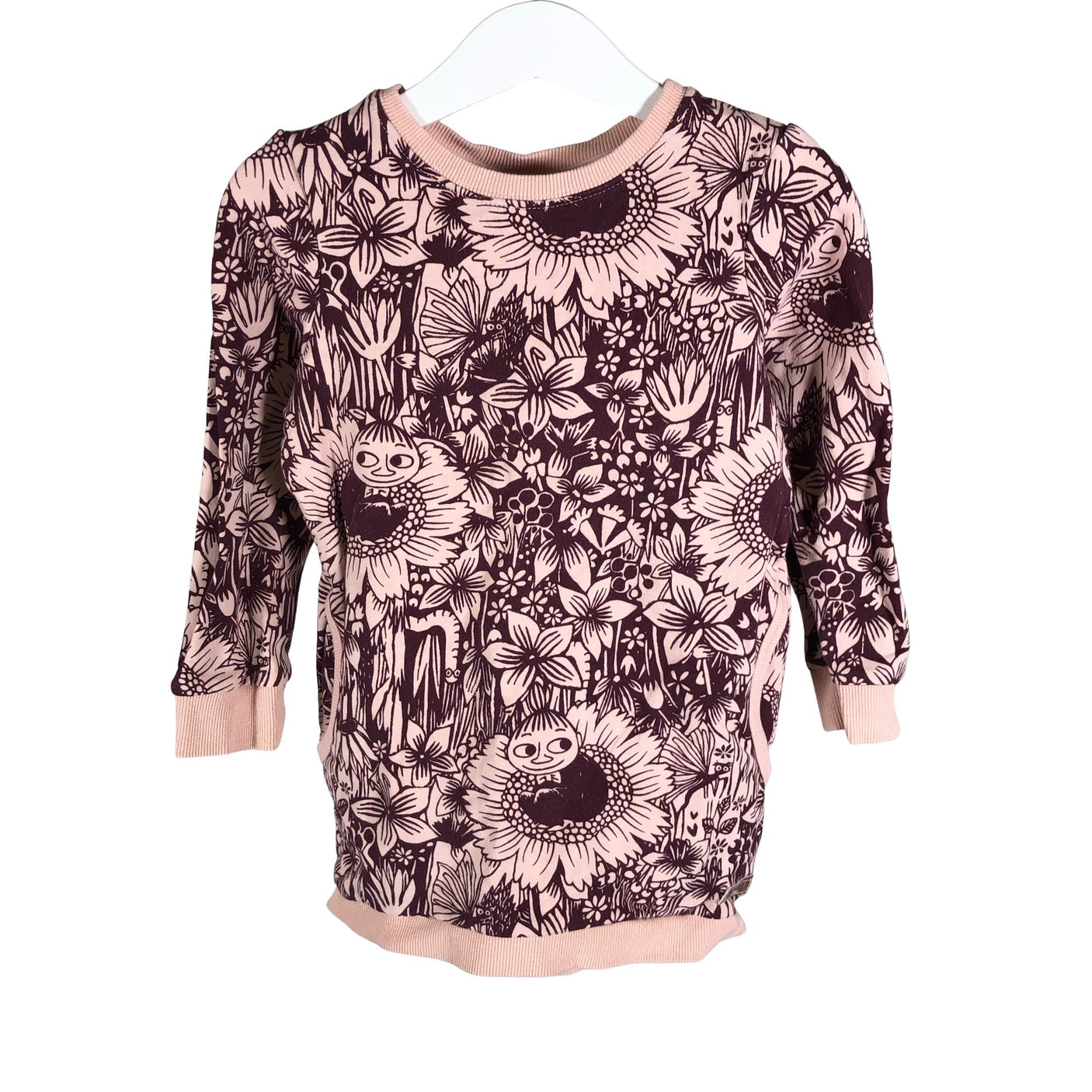 Unisex Martinex - Sweatshirt tunic, size 92 - 98 - Light pink (1)