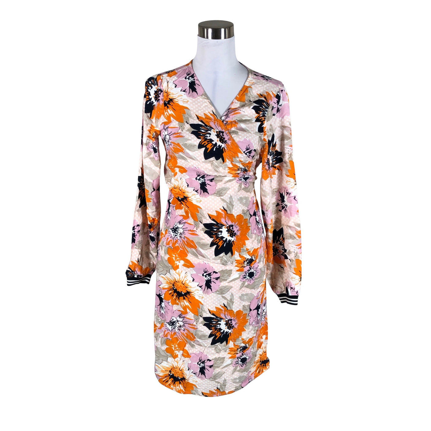 Unisex Kaffe - Schiffon dress, size 40 - Beige (1)