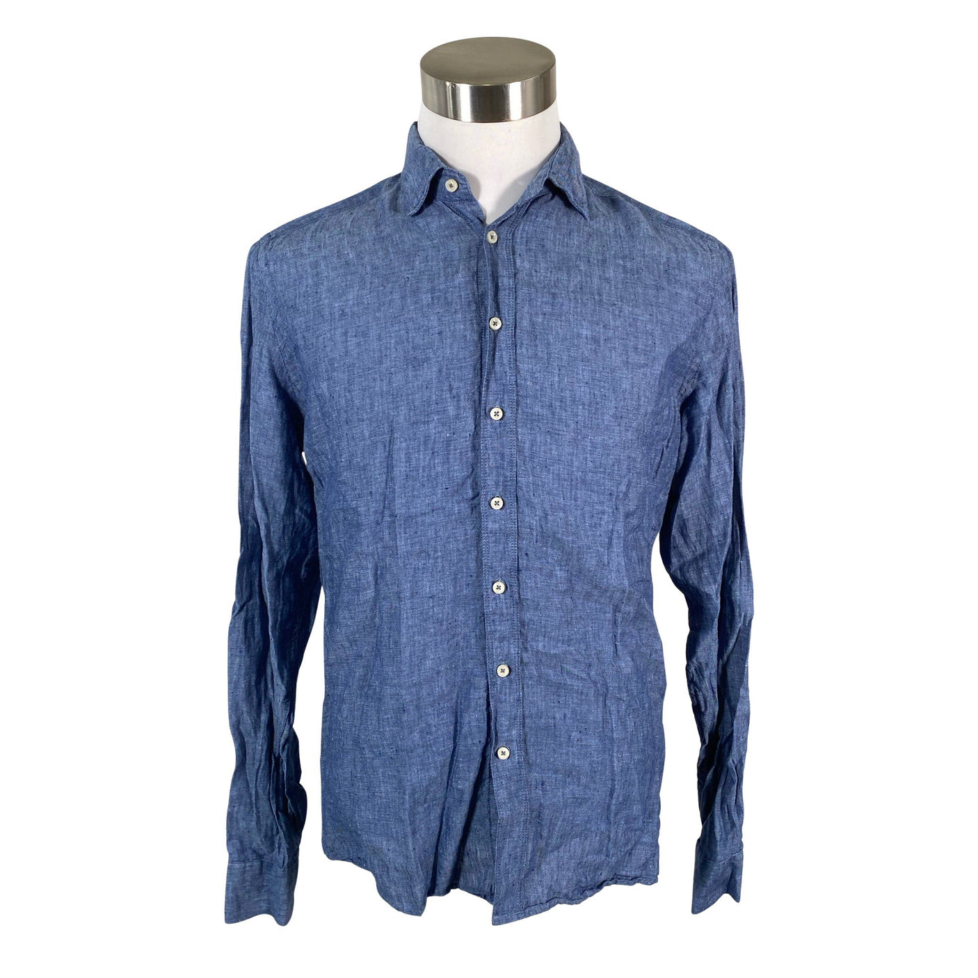 Unisex Sand - Collared shirt, size L - Blue (1)