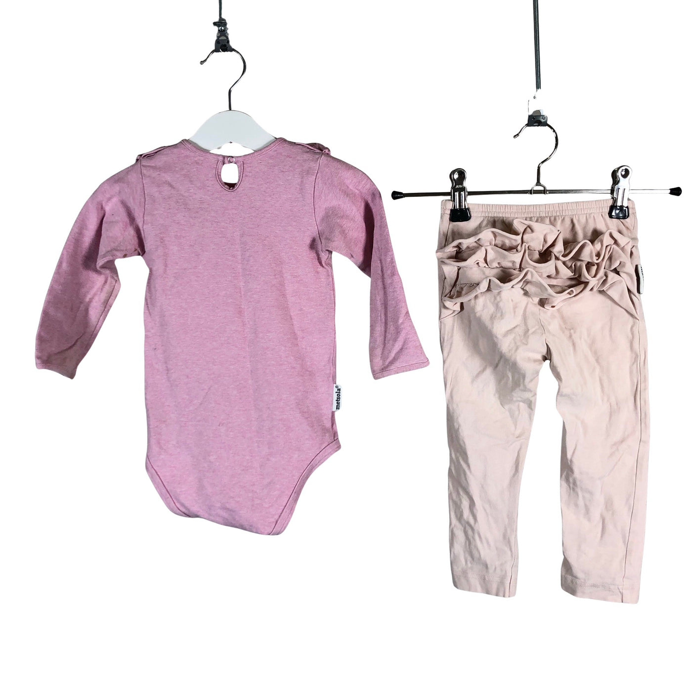 Unisex Metsola - Body, size 86 - 92 - Light pink (2)