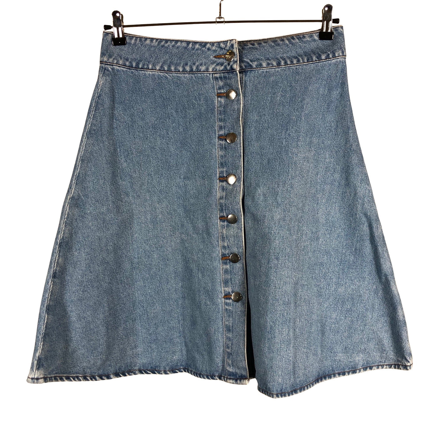 Unisex Mads Norgaard - Denim skirt, size 40 - Light blue (1)