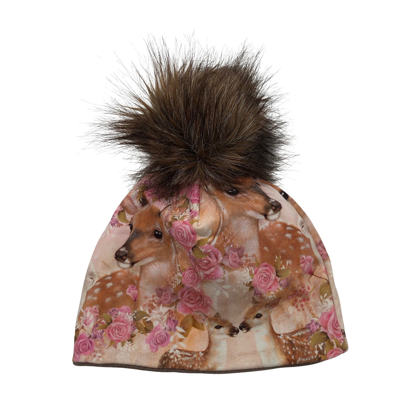 Unisex Handmade - Lightweight beanie, size 46 - 48 cm - Light pink (1)