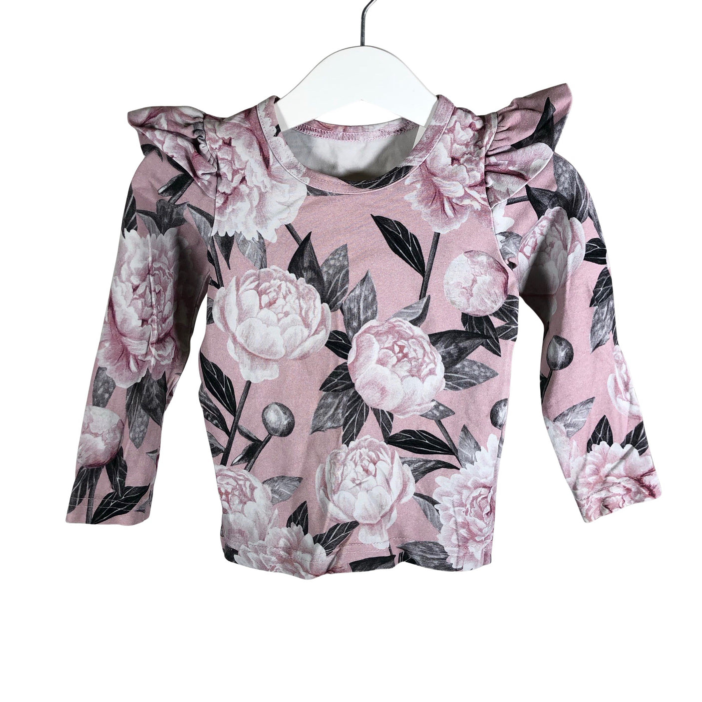 Unisex Poppaduu - Tricot shirt, size 86 - 92 - Light pink (1)
