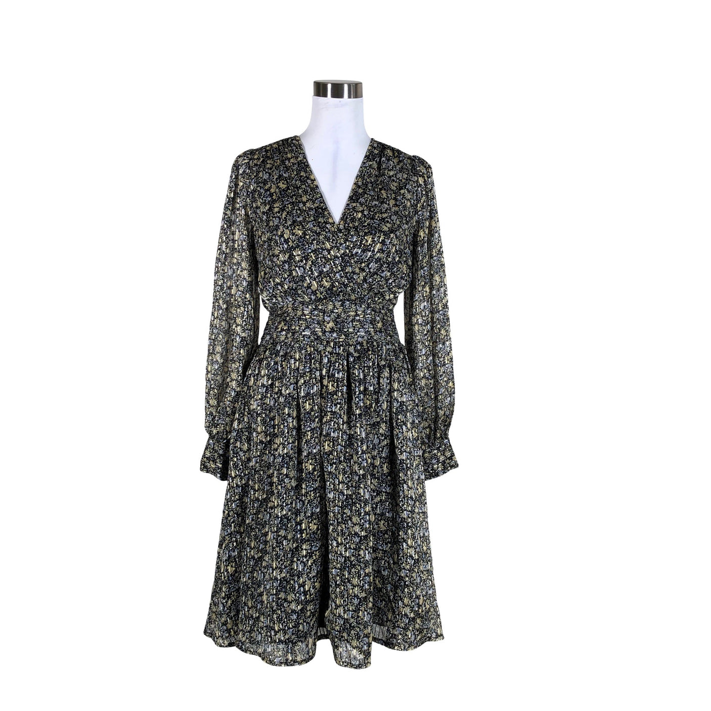 Unisex Y.A.S - Schiffon dress, size 36 - Black (1)