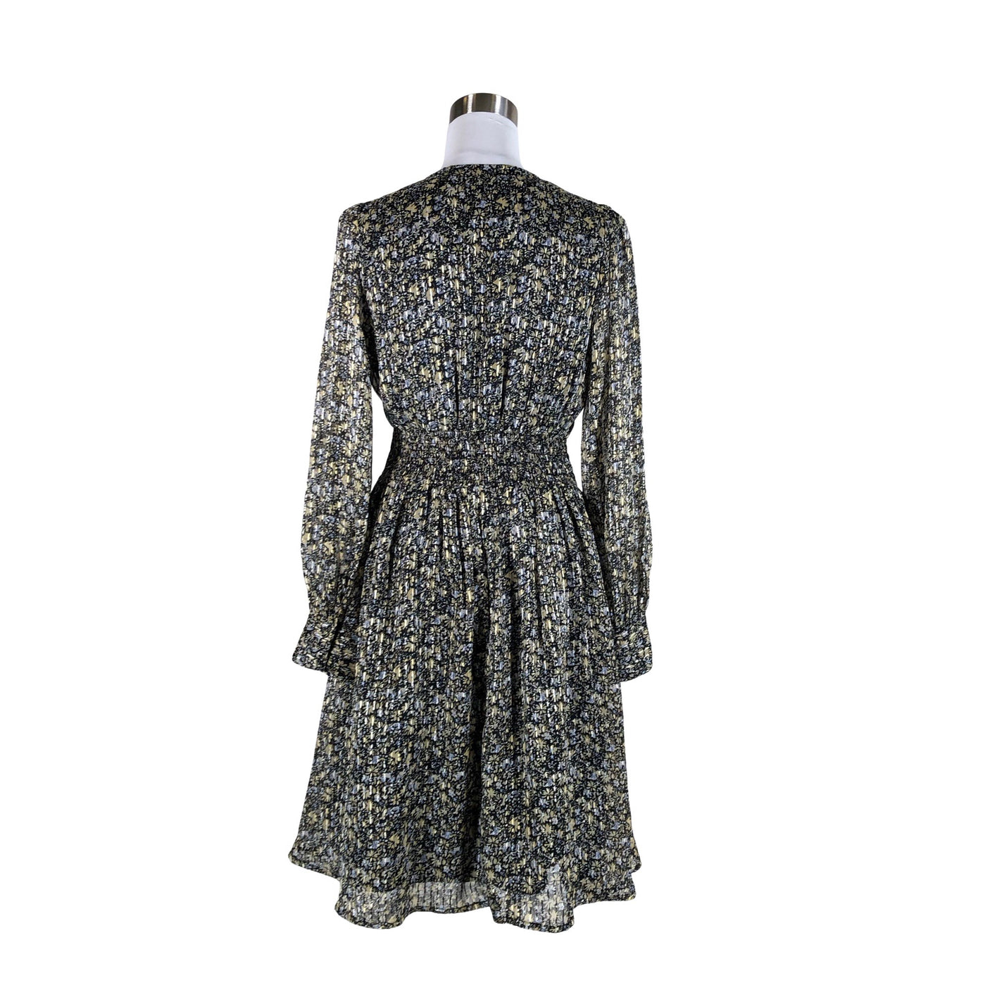 Unisex Y.A.S - Schiffon dress, size 36 - Black (2)