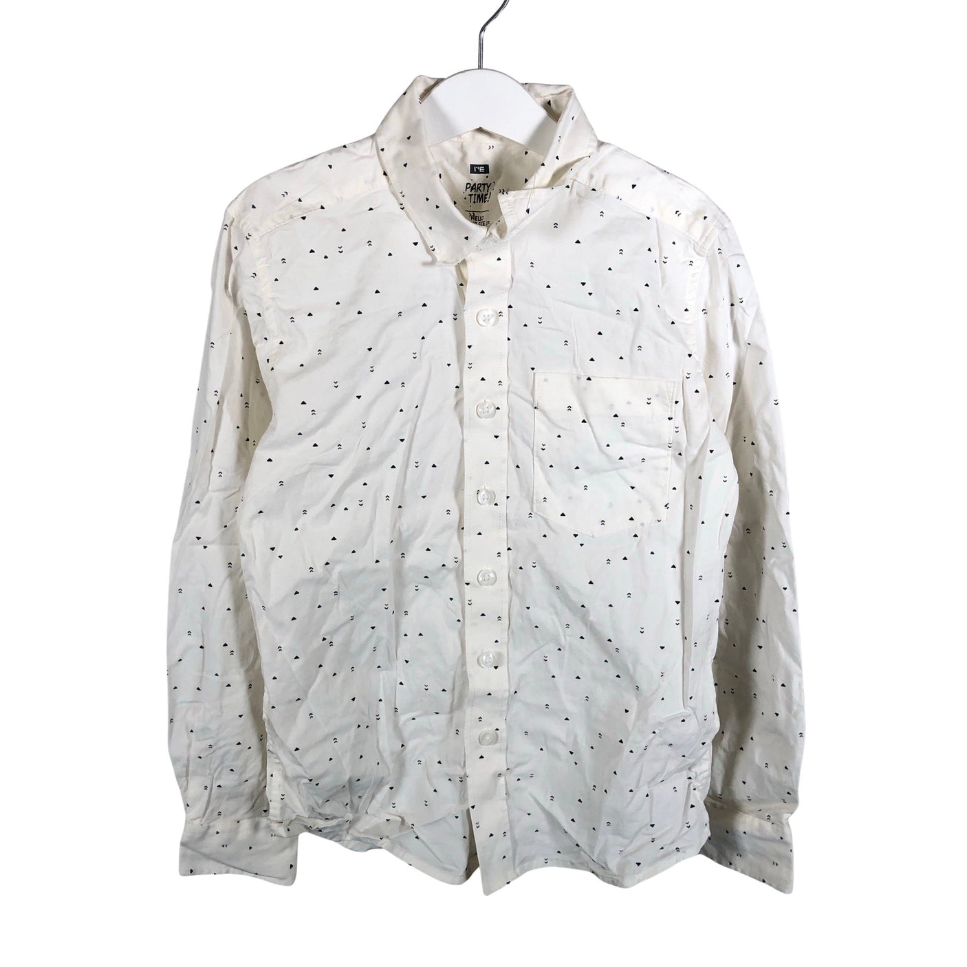 Unisex We - Collared shirt, size 134 - 140 - White (1)