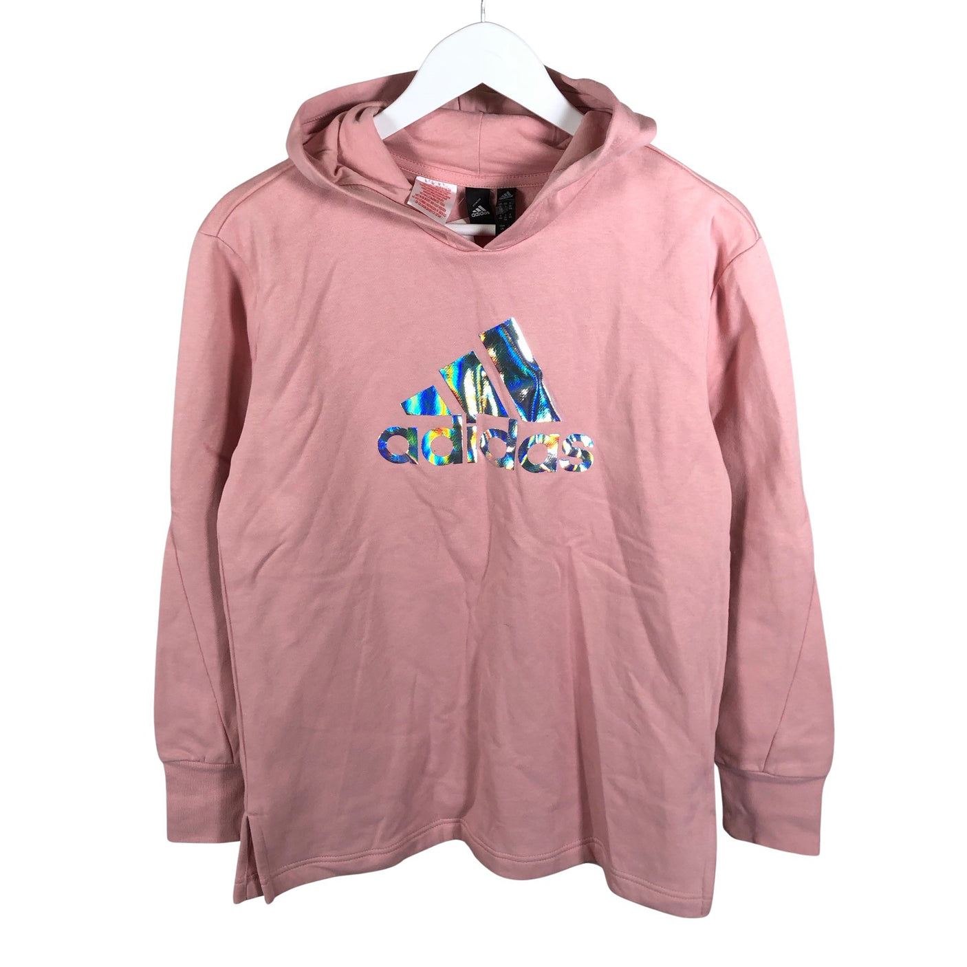 Unisex Adidas - Sweatshirt tunic, size 158 - 164 - Light pink (1)