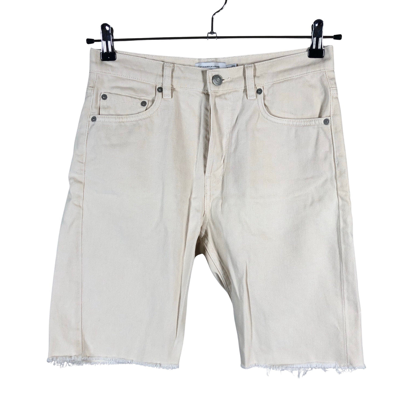Unisex &Other Stories - Denim shorts, size W28 - Natural white (1)