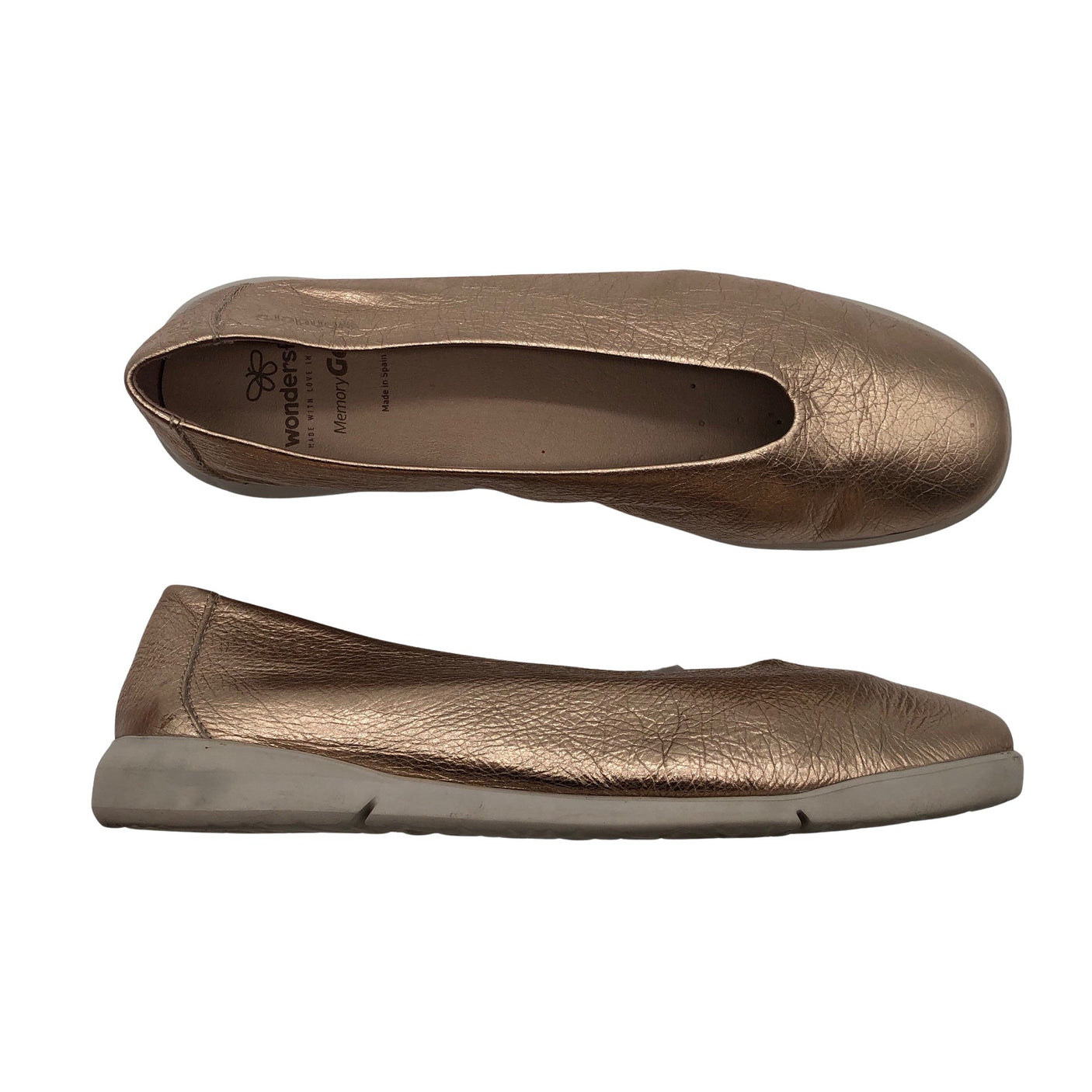 Unisex Wonders - Ballerinas, size 40 - Gold (1)