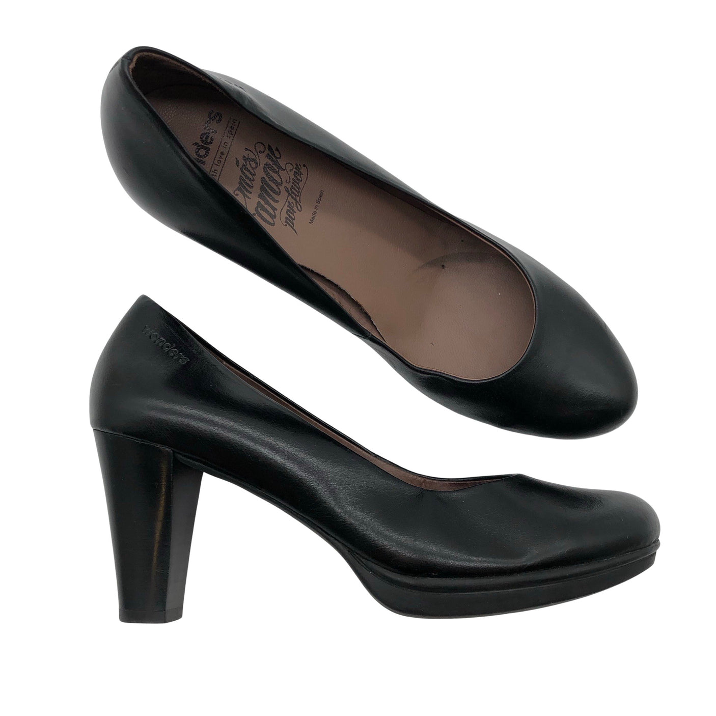 Unisex Wonders - High heels, size 39 - Black (1)