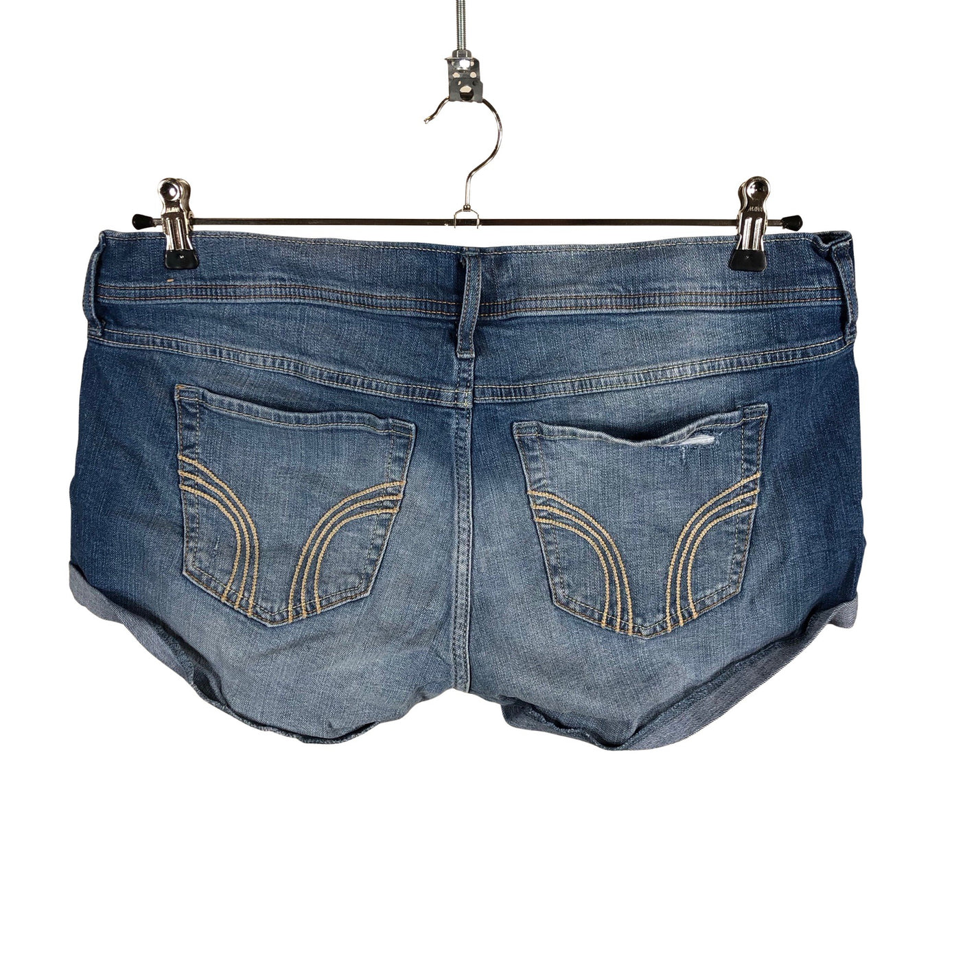 Unisex Hollister - Denim shorts, size W32 - Blue (2)